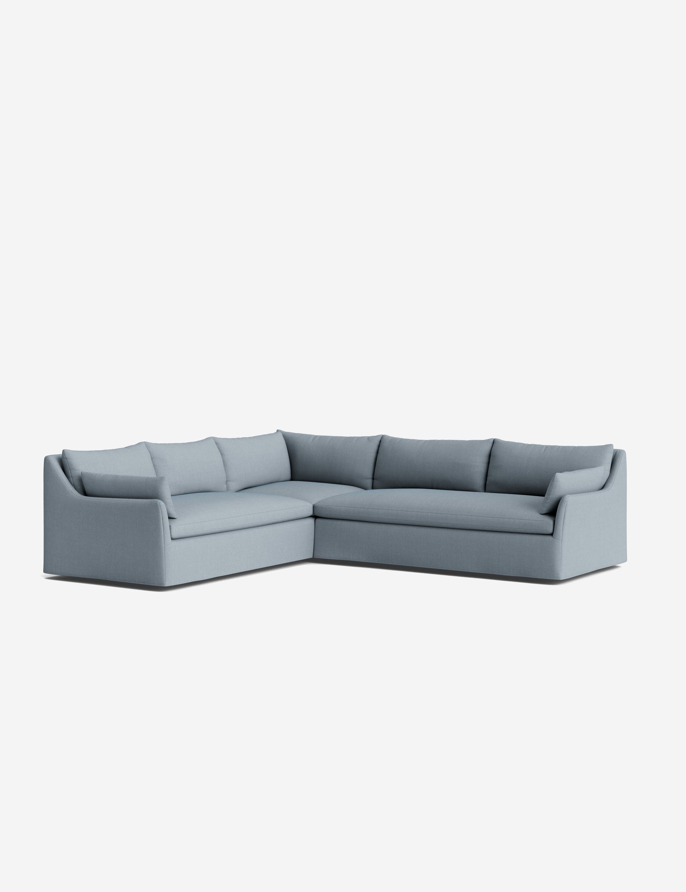 Lulu and Georgia Portola Luxe Depth Slipcover Corner Sectional Sofa - view 38