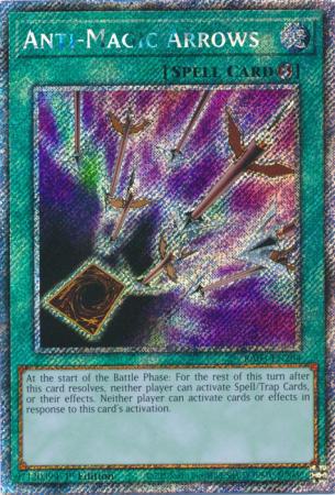 Yu-Gi-Oh! Anti-Magic Arrows - RA03-EN264 - Platinum Secret Rare - 1st Edition