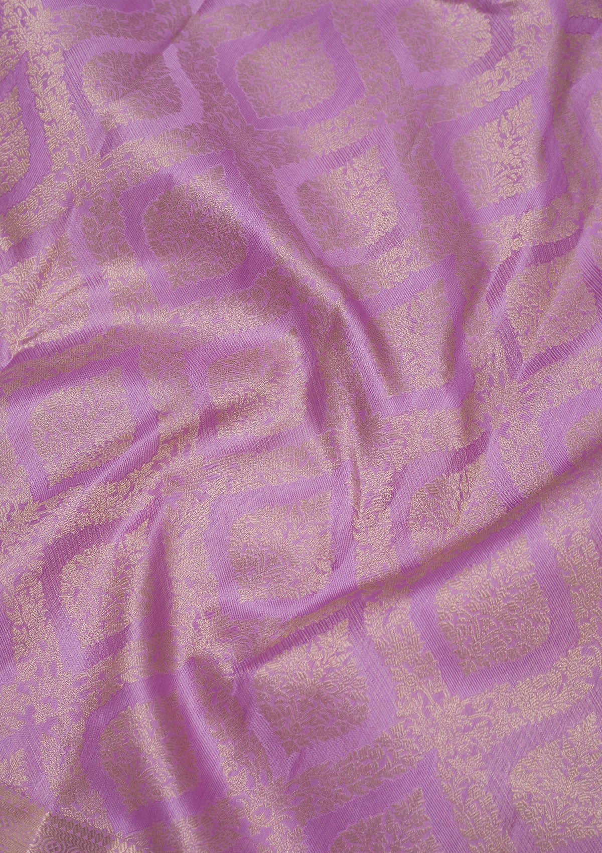 Koskii Lavender Zariwork Pure Silk Saree – Women's - view 2