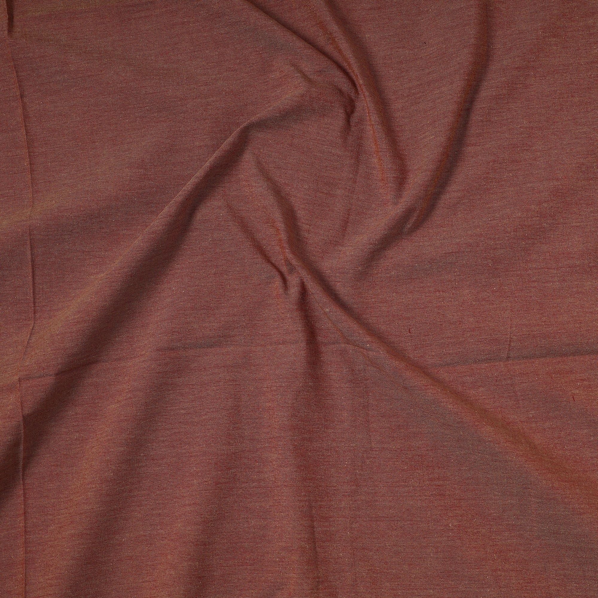 AHA VASTRA HANDLOOM Brown - Jhiri Pure Handloom Cotton Precut Fabric 07 - view 2
