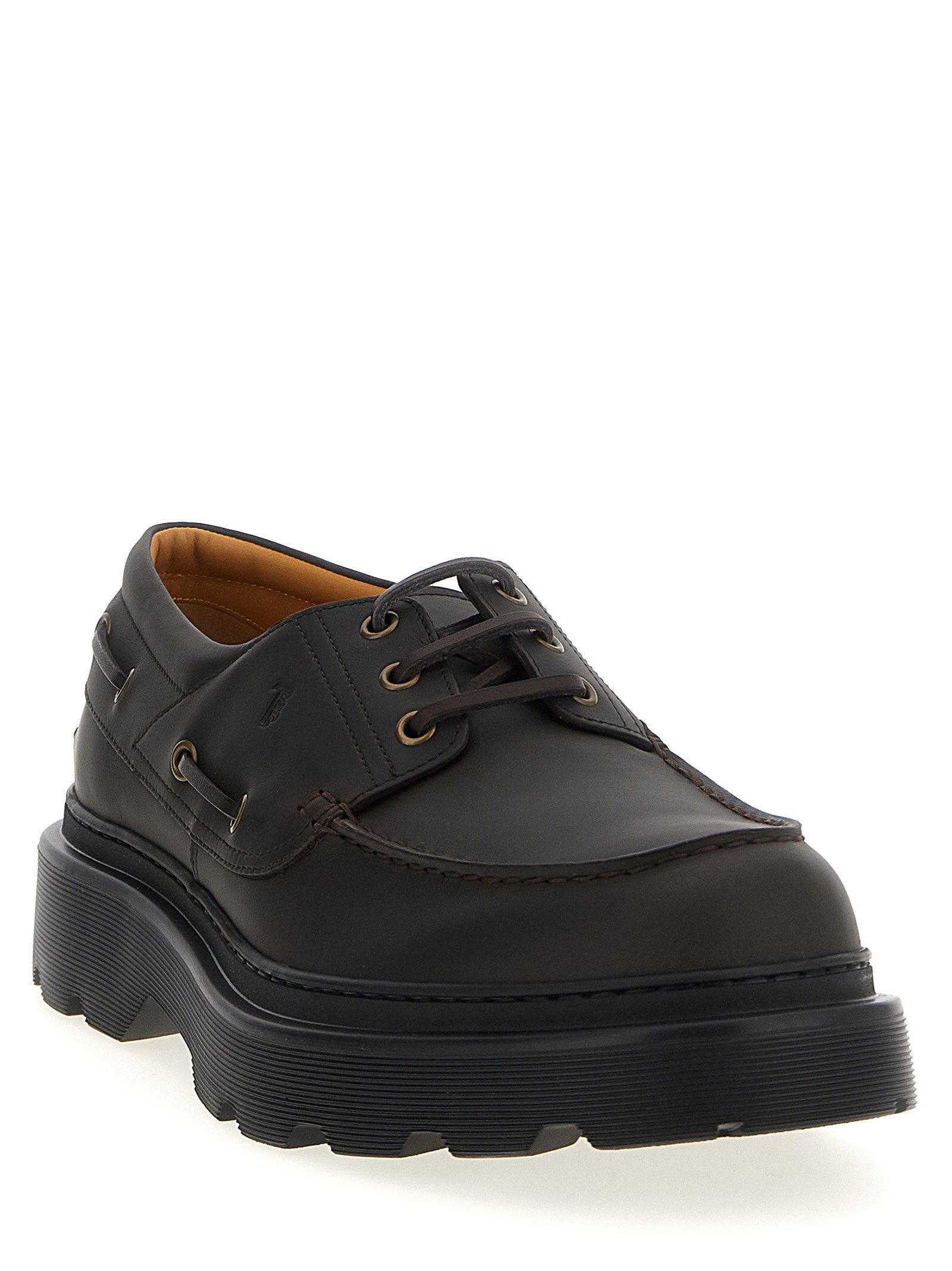 Tod's Leather Boat Shoe - view 2