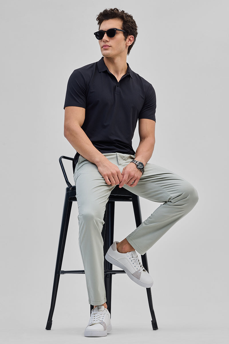 SNITCH Grey Slim Fit Trousers - view 3