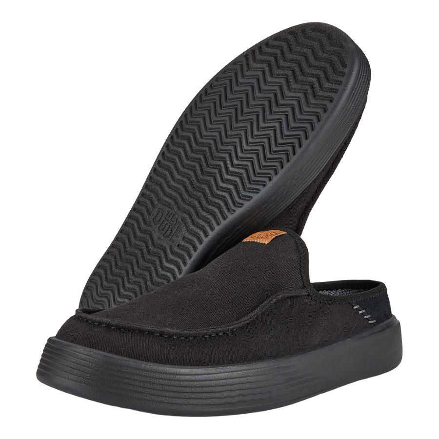 HEYDUDE shoes Austin Workwear - Black/Black – Men's - view 3