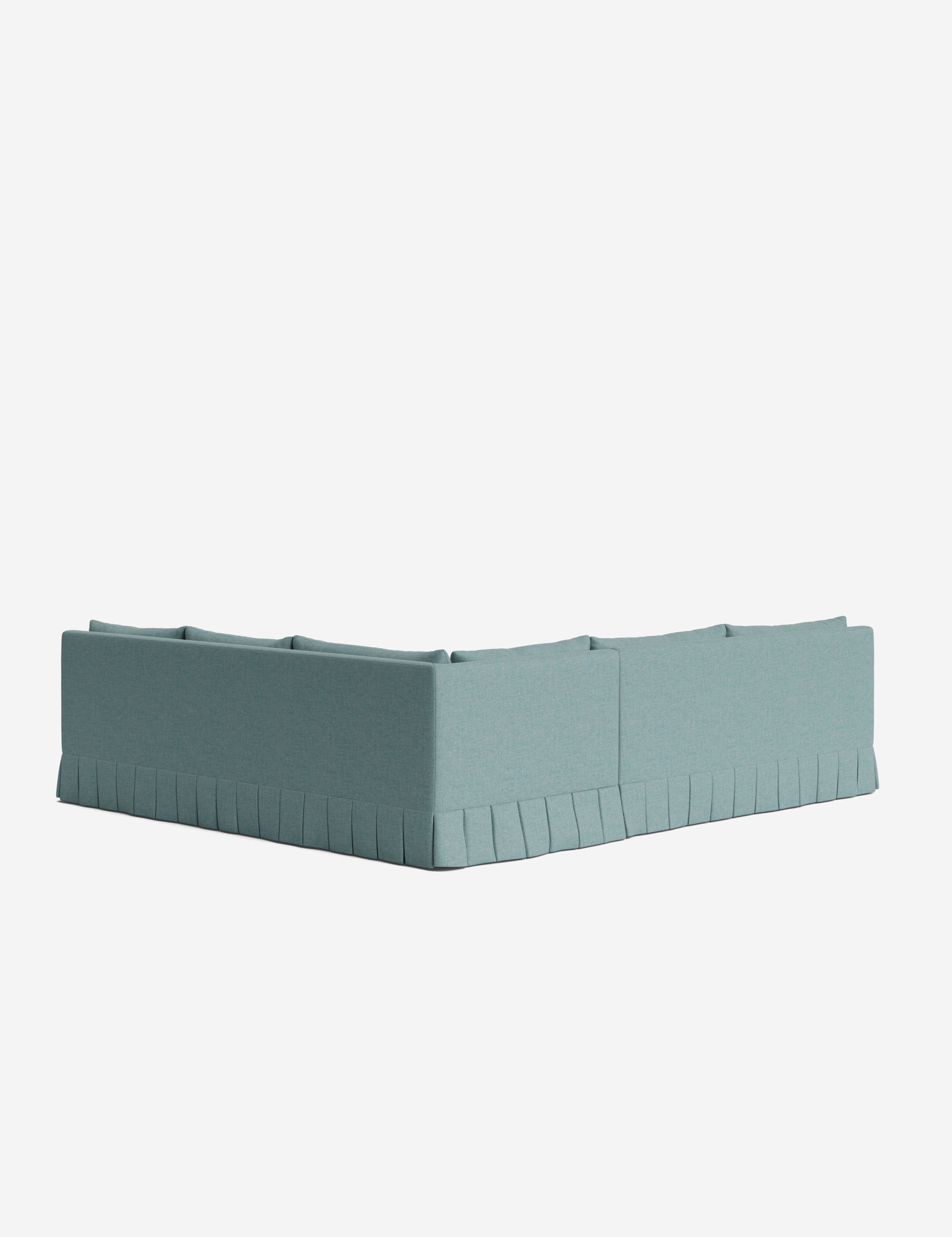 Lulu and Georgia Portola Luxe Depth Pleated Corner Sectional Sofa - view 189