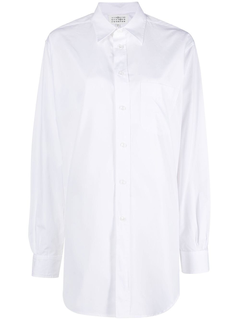 Maison Margiela Longline poplin shirt – Cotton 100%