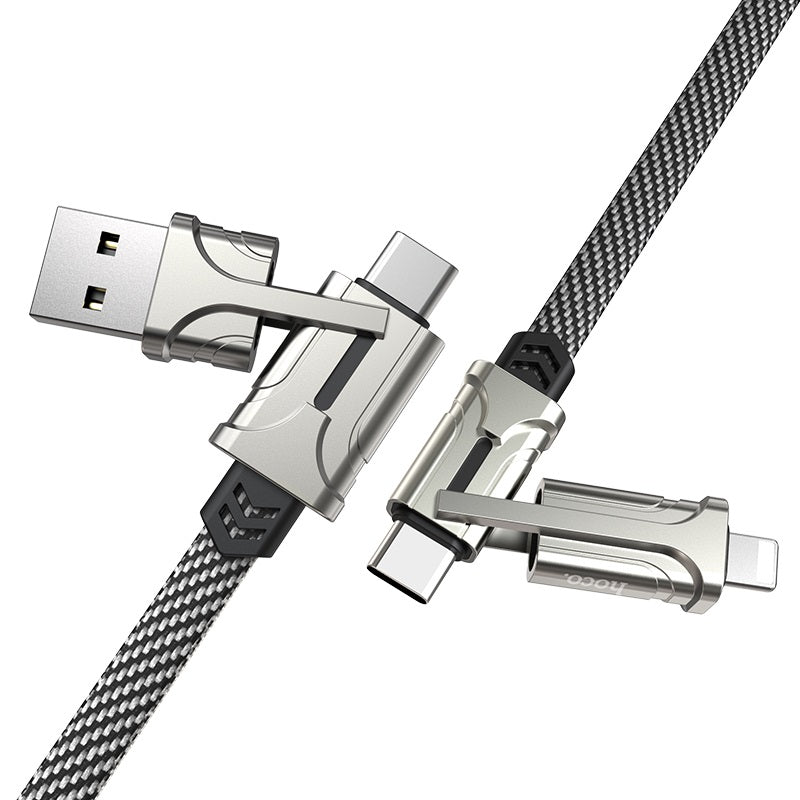 Million Cases Versatile 60W 4 in 1 Power Infused Charging Cable - view 7