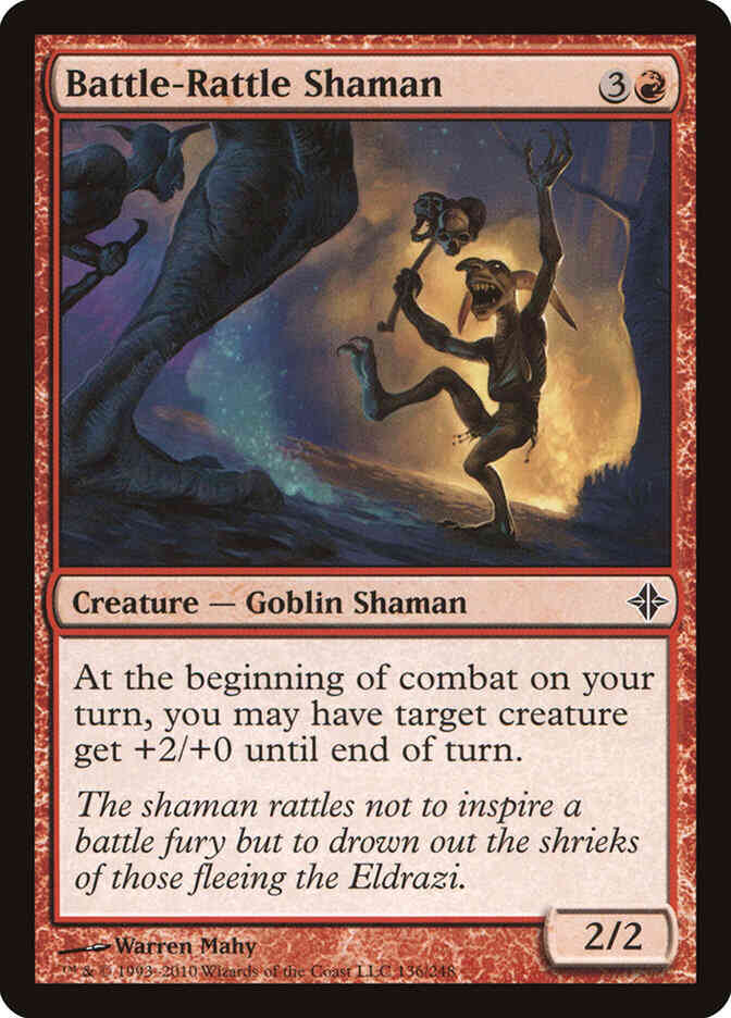 Battle-rattle shaman 136 – Magic Battle-Rattle Shaman [136] [Rise Of The Eldrazi] [Non-Foil]