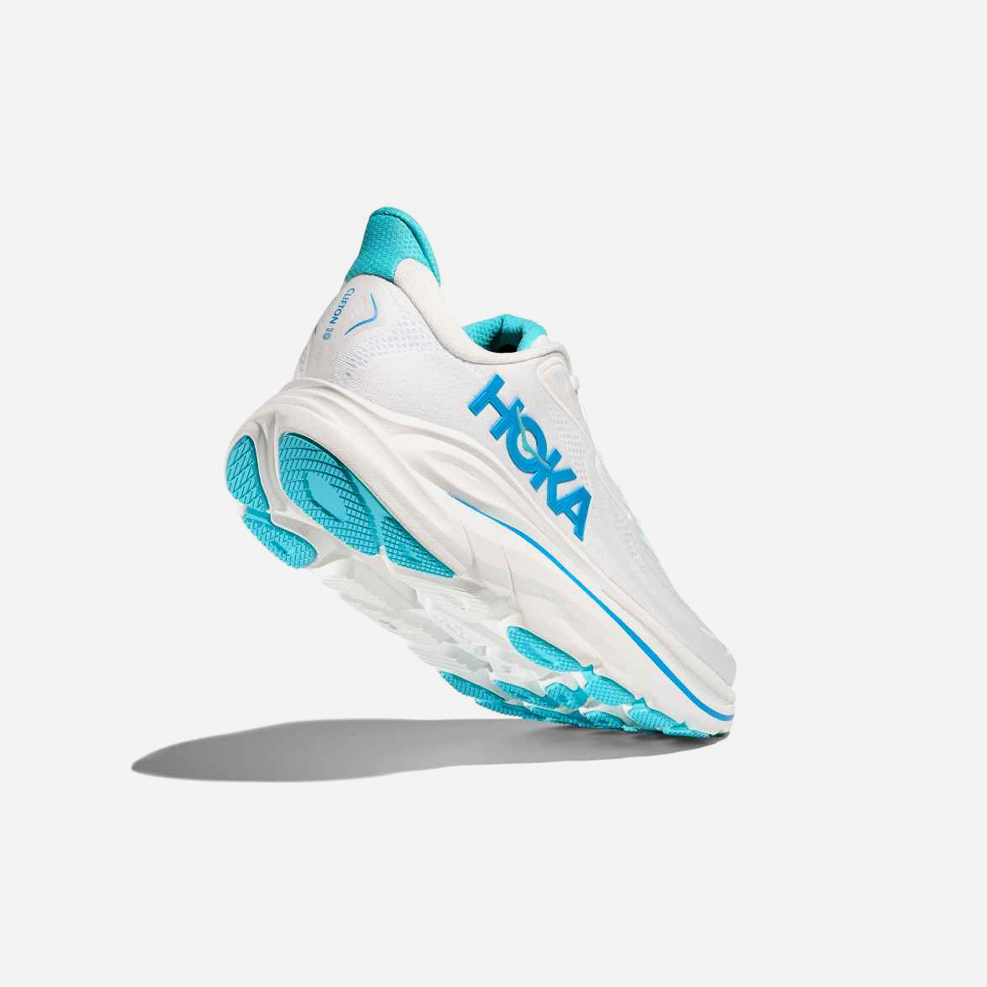 Hoka Clifton 10 White Skyward Blue - view 2