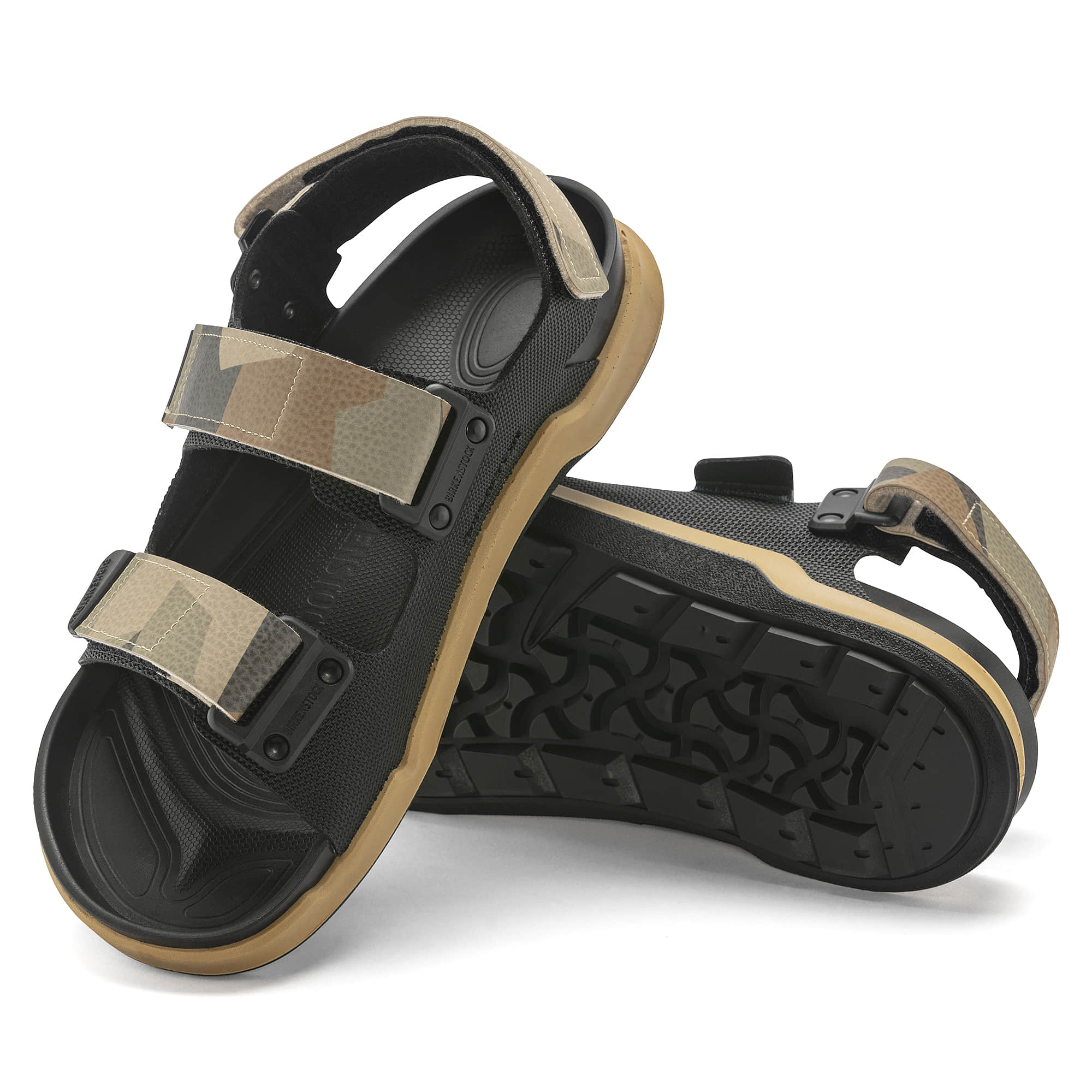 Birkenstock Tatacoa Birko-Flor – Men's, Beige Beige/Futura Geometric Camo Core