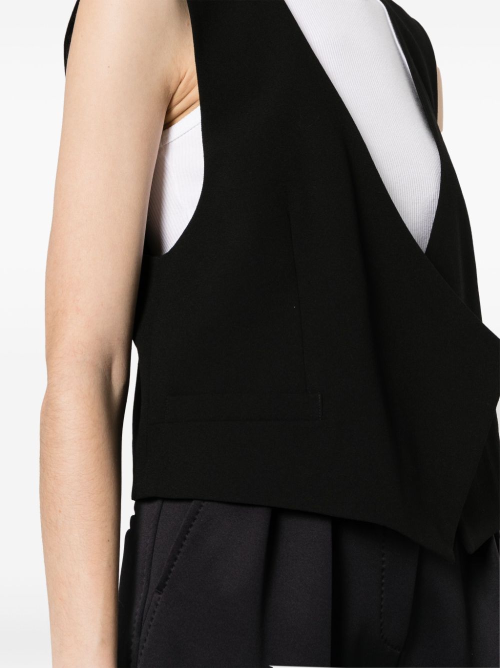 Ami Paris Wool sleeveless jacket - view 2
