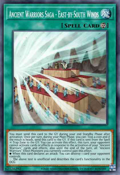 Yu-Gi-Oh! Ancient Warriors Saga - East-by-South Winds - ROTD-EN060 - Common - 1st Edition