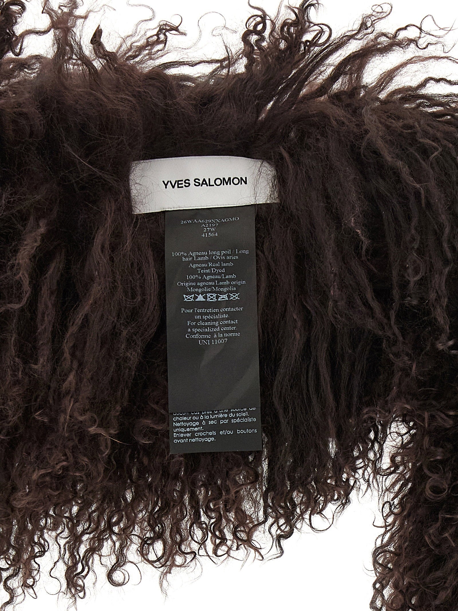 Yves Salomon Mongolian Sheepskin Scarf - view 3