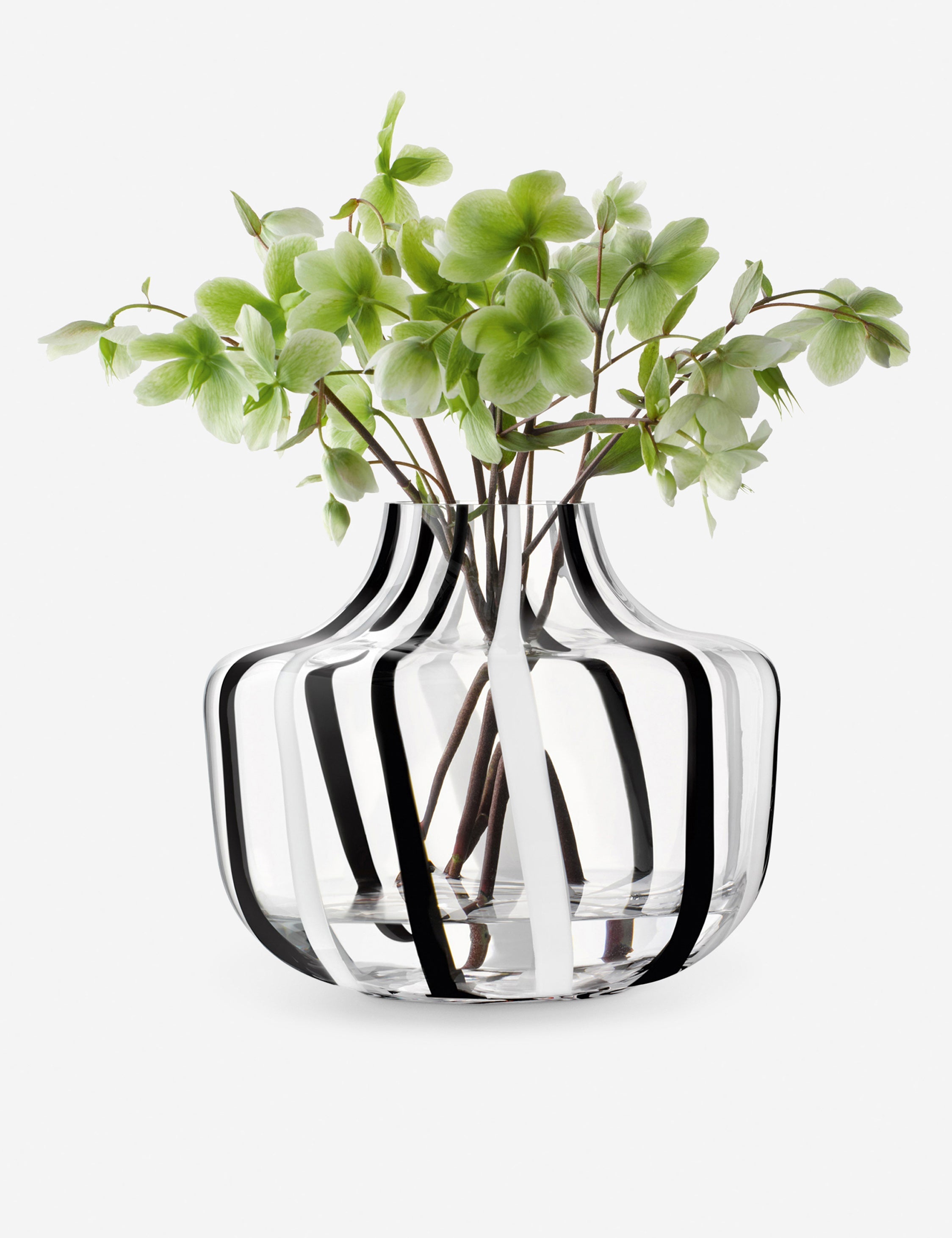 Lulu and Georgia Stripe Vase by LSA International - view 2