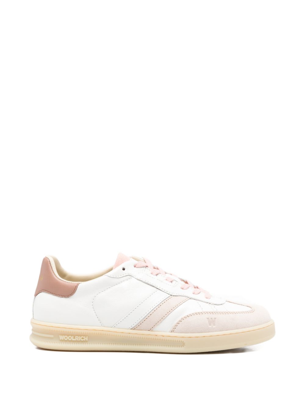 Woolrich Double U Leather Sneakers – Calf Leather 100%