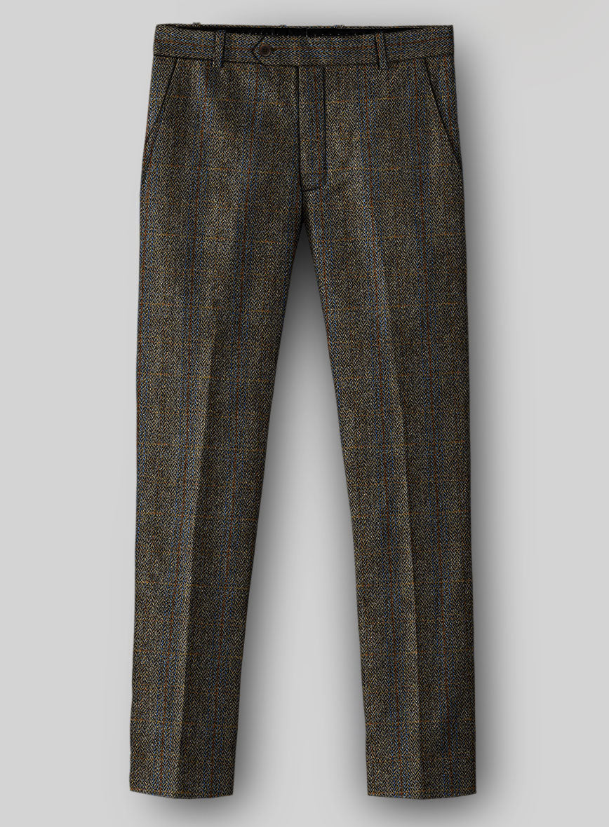StudioSuits Harris Tweed Ranger Gray Blue Pants