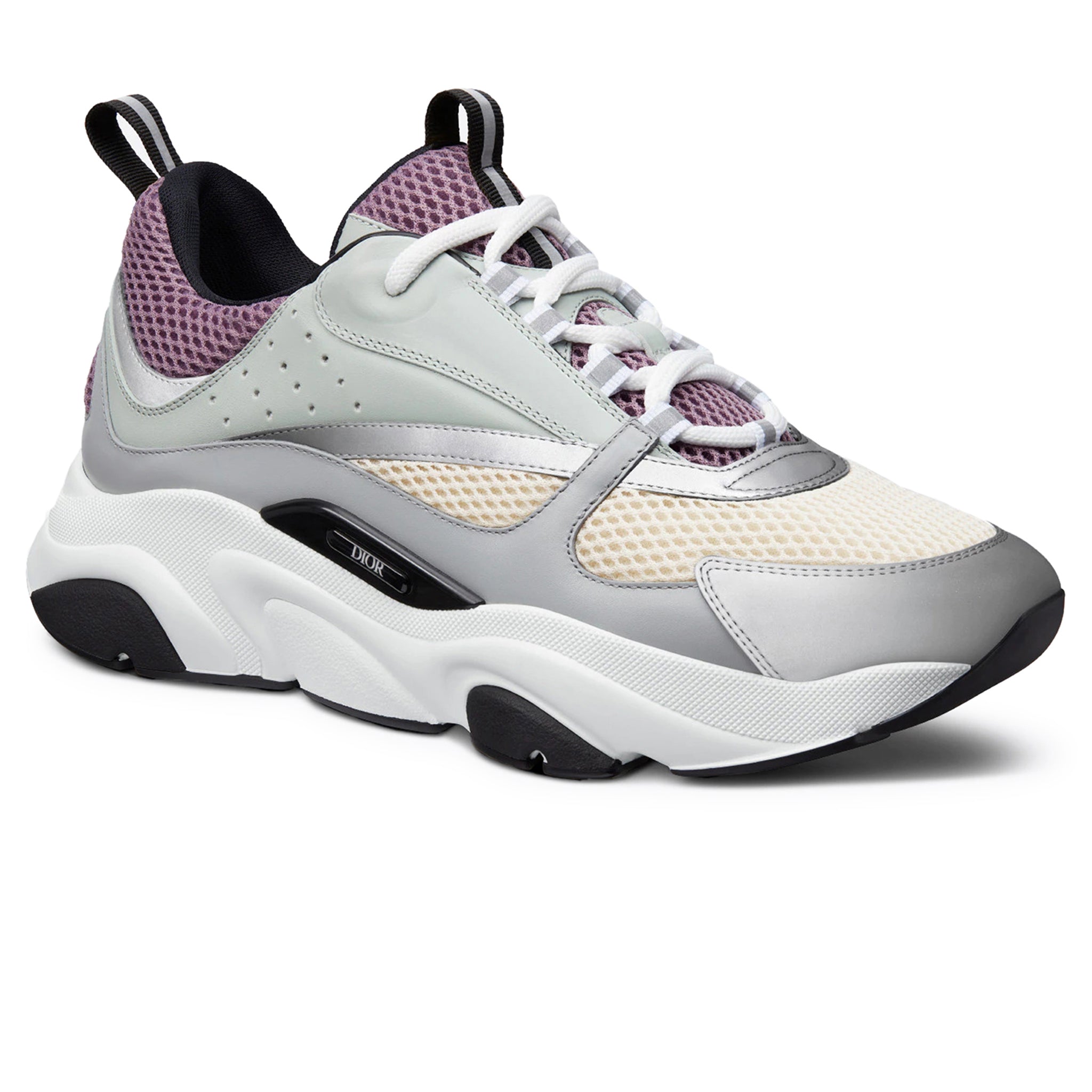 Dior B22 Cream Lavender Calfskin Trainer - view 2