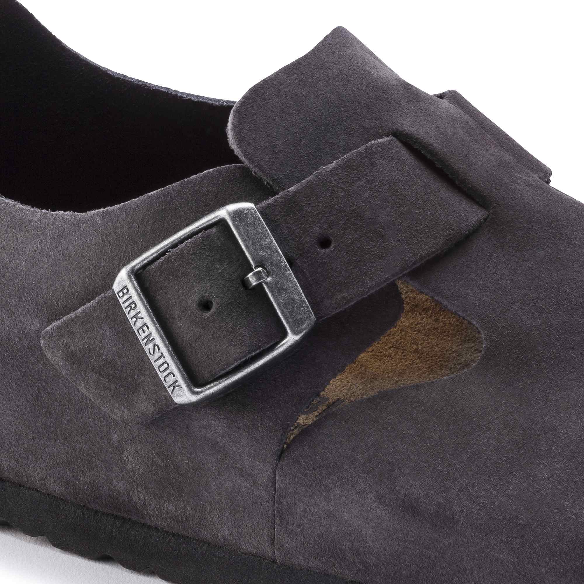 Birkenstock London Suede Leather – Gray Gray/Gunmetal - view 5