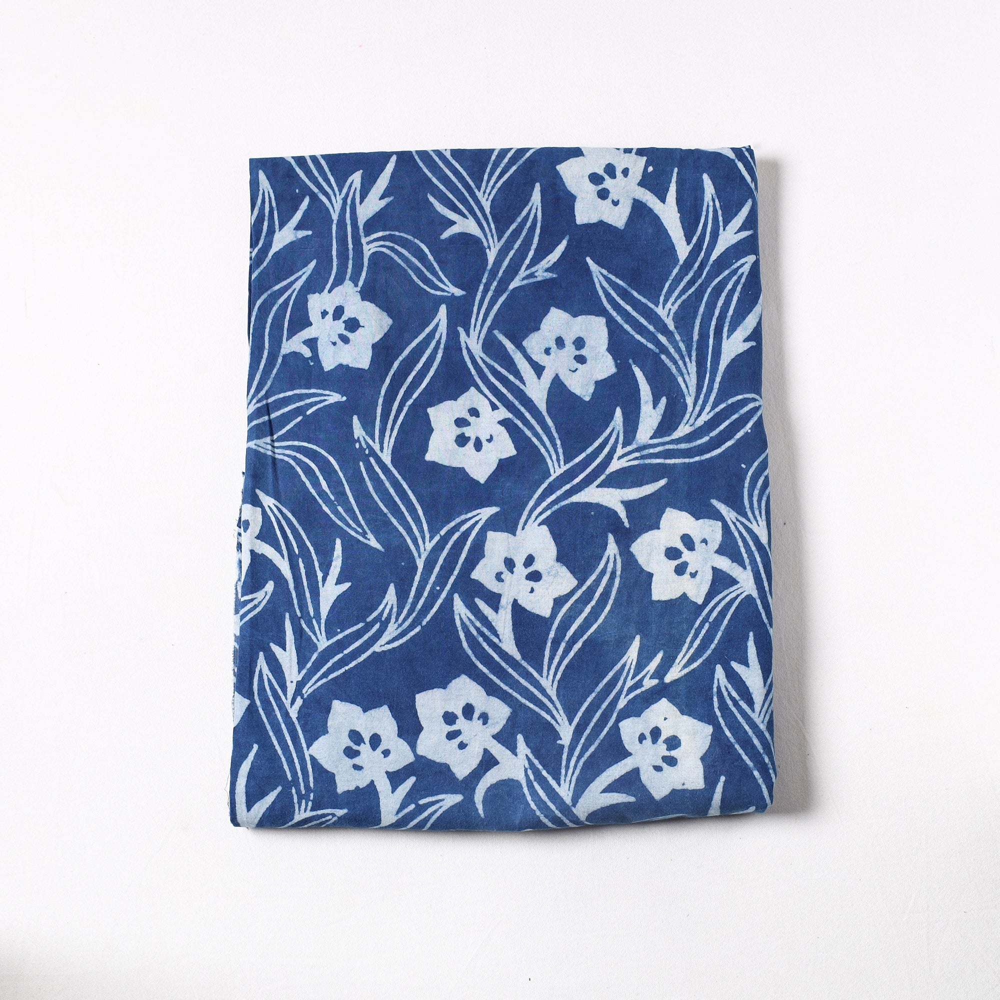 BINDAAS UNLIMITED Bindaas Block Printed Cotton Precut Fabric (2 meter) 11
