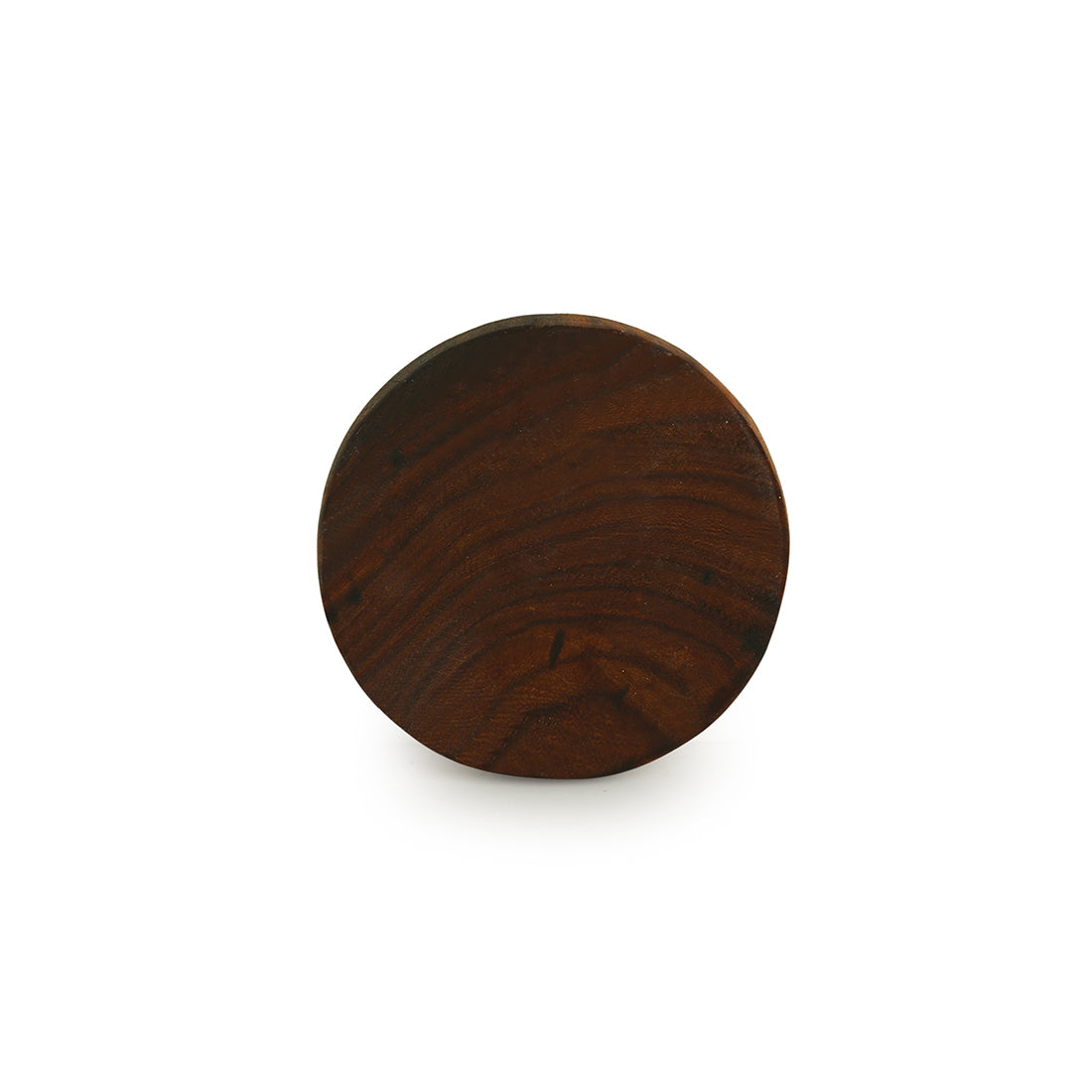 EXCLUSIVELANE 'Magnificent Mandala' Hand-Carved Blocks & Tea Coasters In Sheesham Wood (Set of 4) - view 4