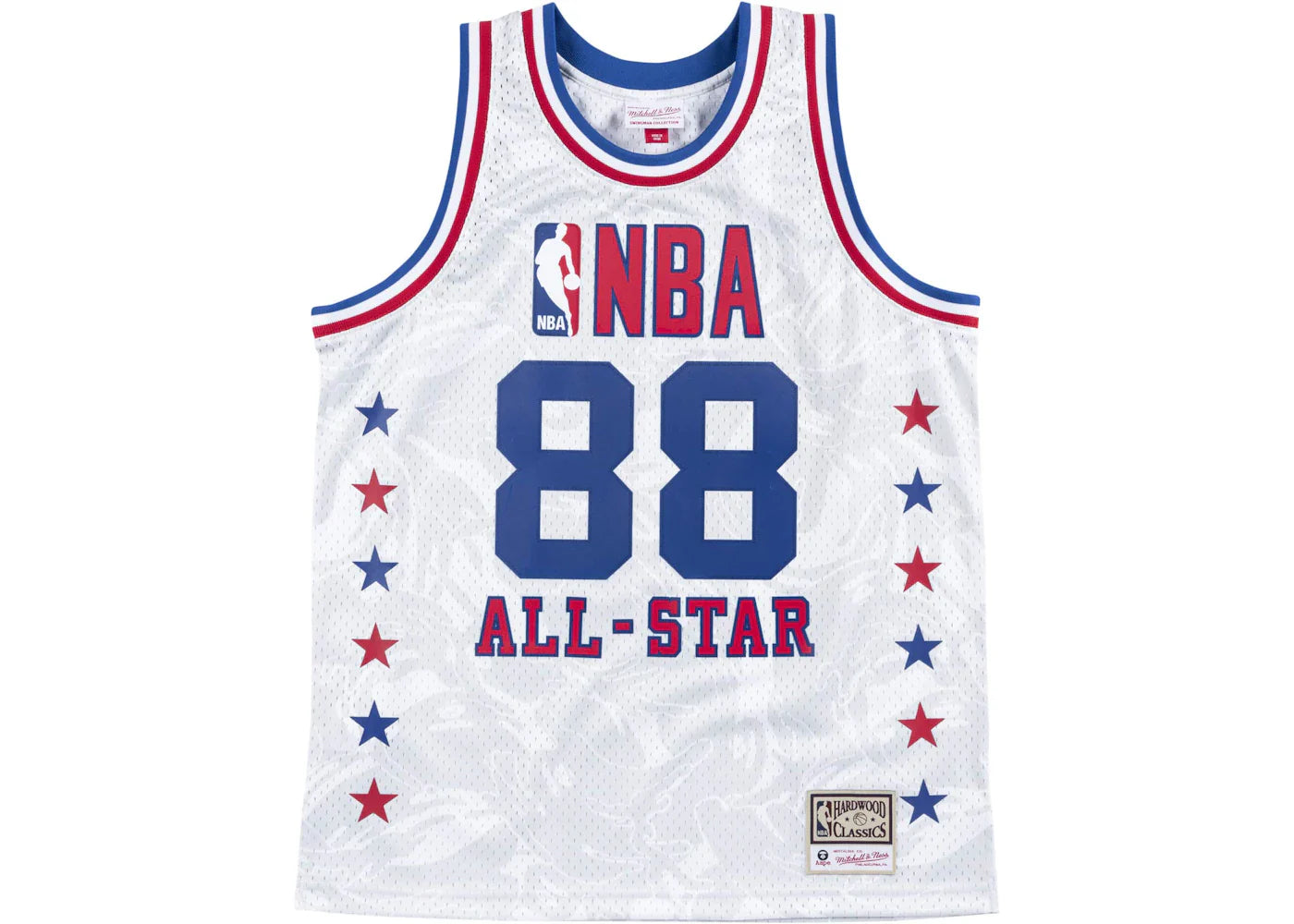 BAPE Aape x Mitchell & Ness Swingman All-Star 1988 Jersey White