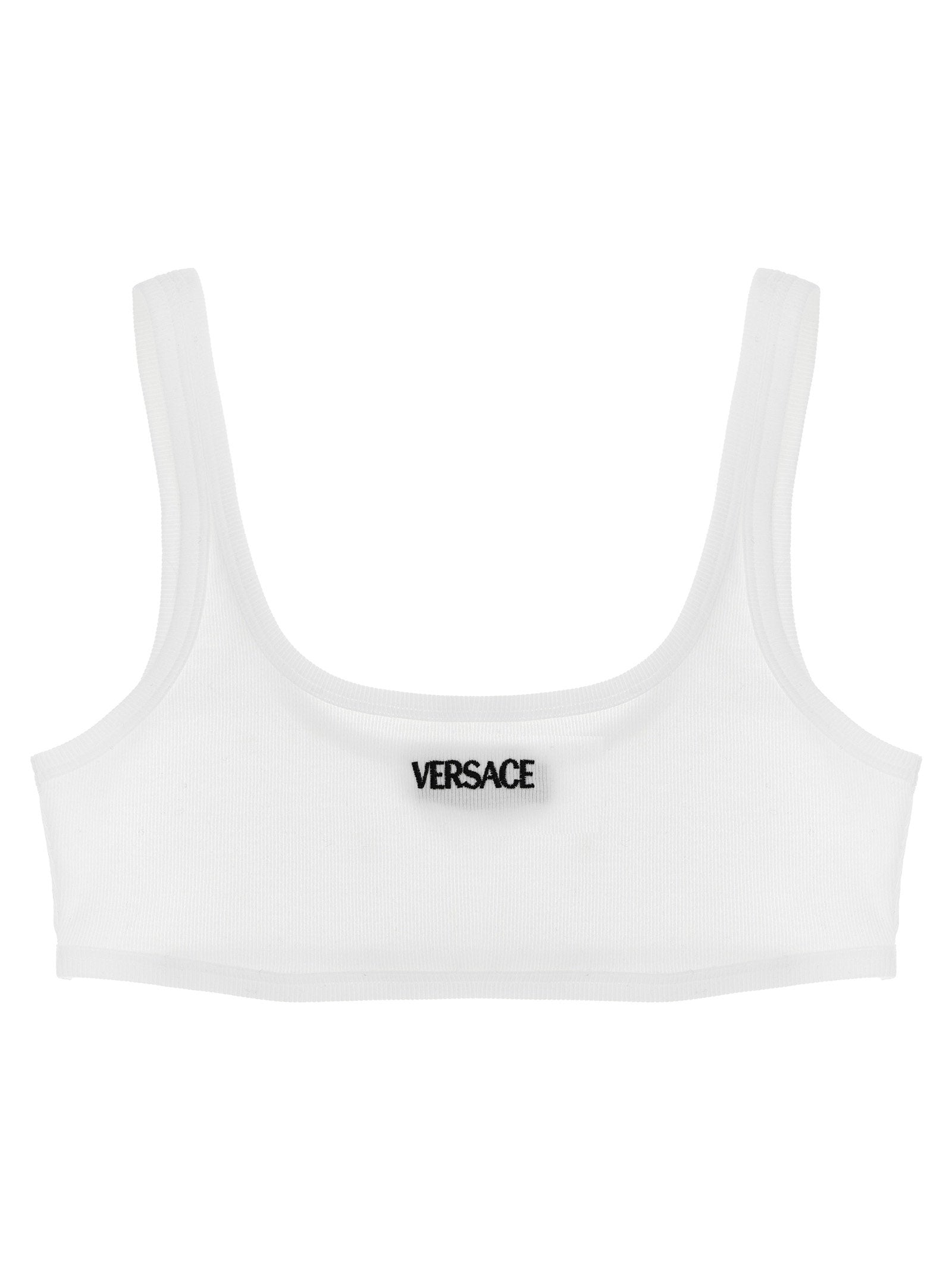 Versace Logo Bra – 93% cotton, 7% elastane