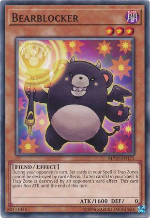 Yu-Gi-Oh! Bearblocker - MP19-EN175 - Common - Unlimited