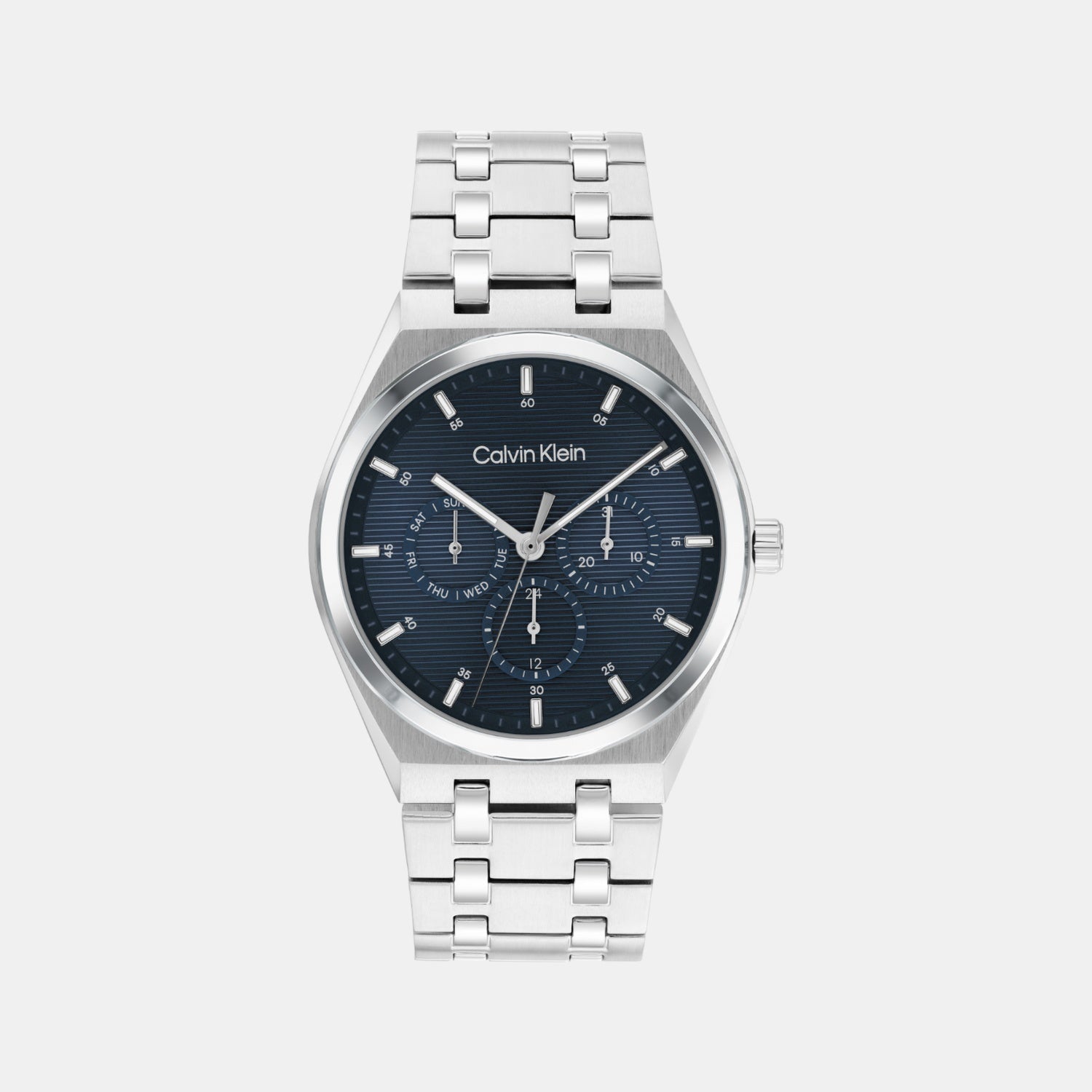 Calvin Klein Ck Motion Men Quartz Blue Dial Multi-Function Stainless Steel Watch 25200520
