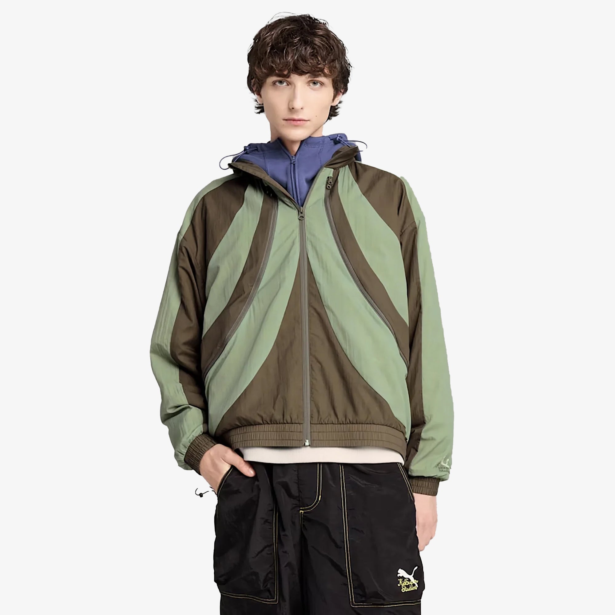 Puma | X Kidsuper Fit Windbreaker { Dusty Green