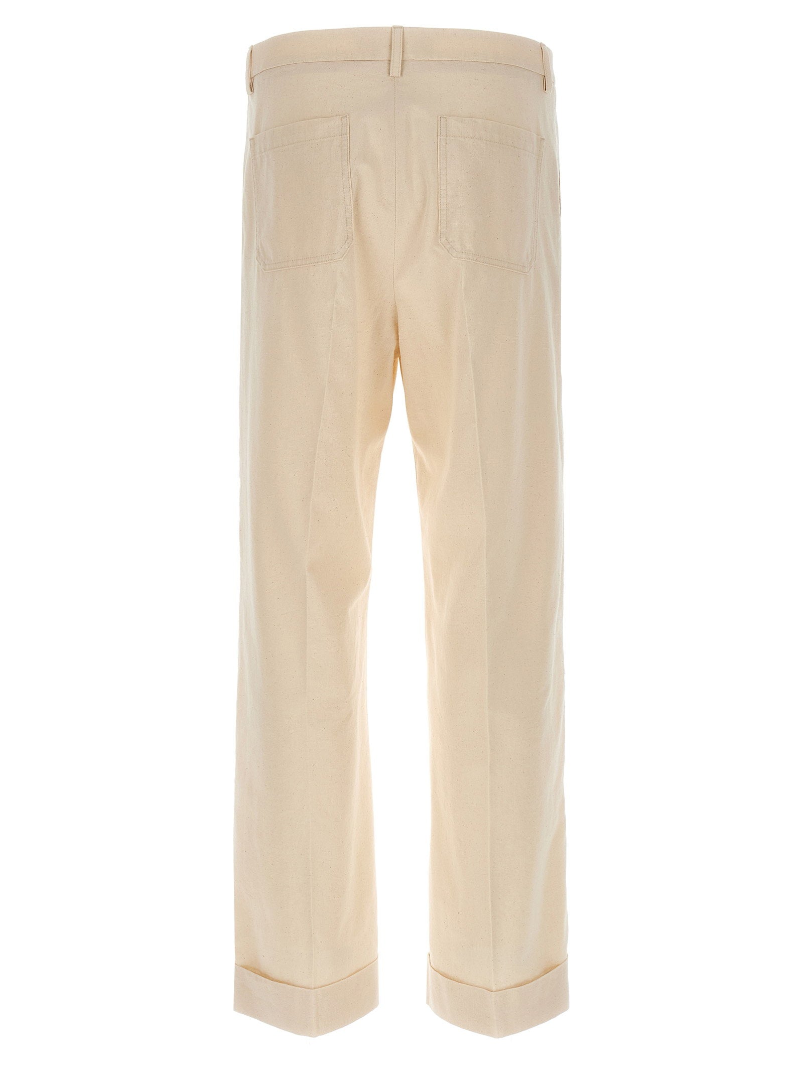 Valentino Garavani Turn-up Trousers – 100% cotton - view 2