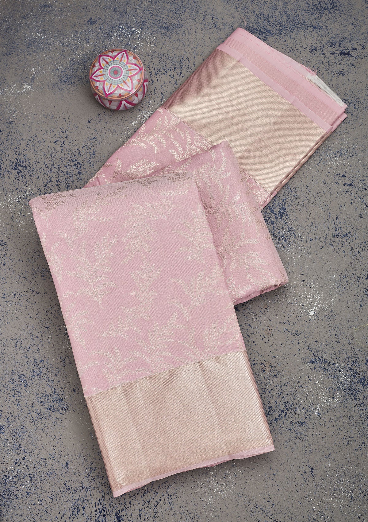 Koskii Lavender Zariwork Pure Silk Saree – Women's