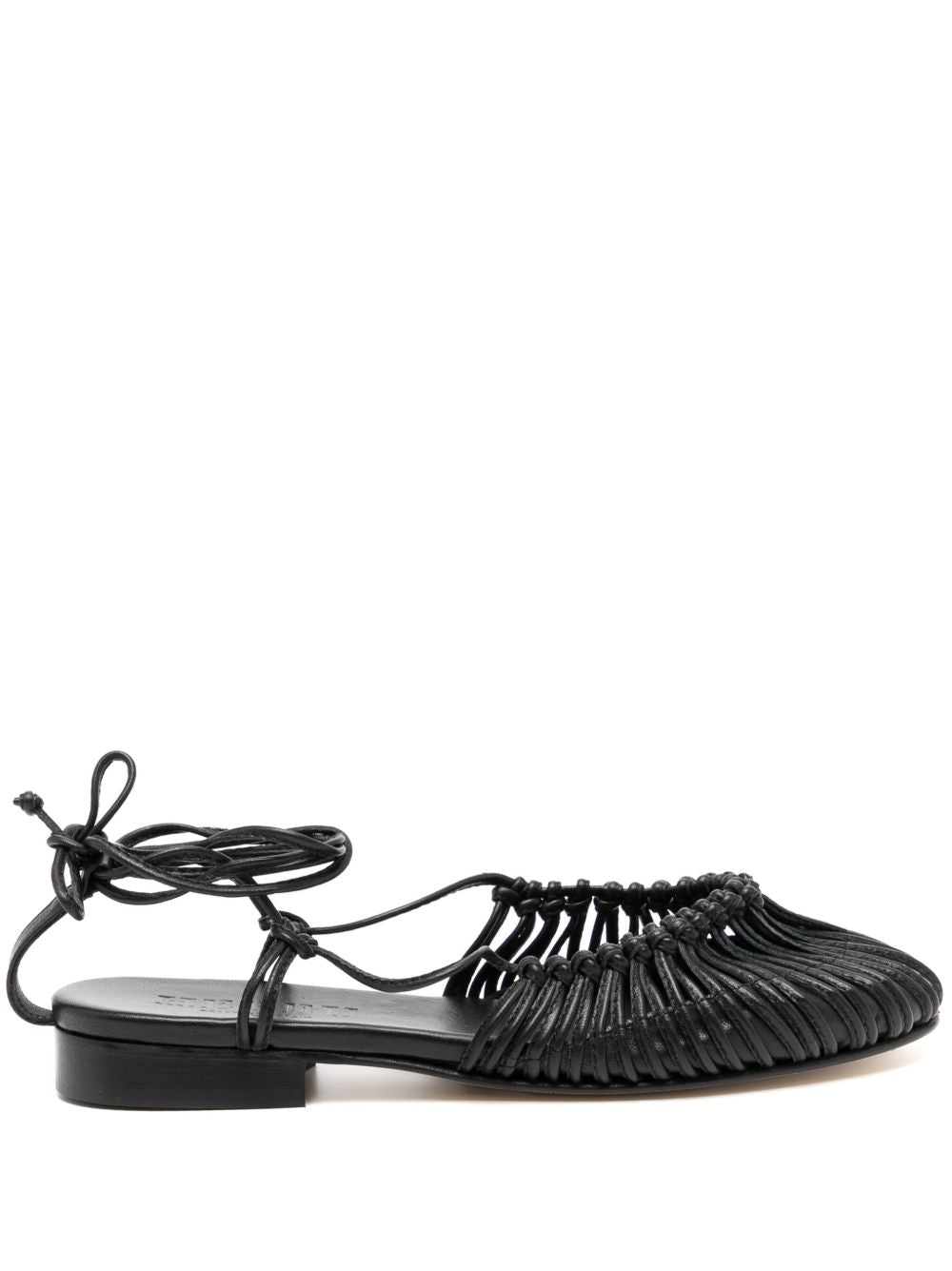 Hereu Mantera knotted leather sandal – Leathear 100%