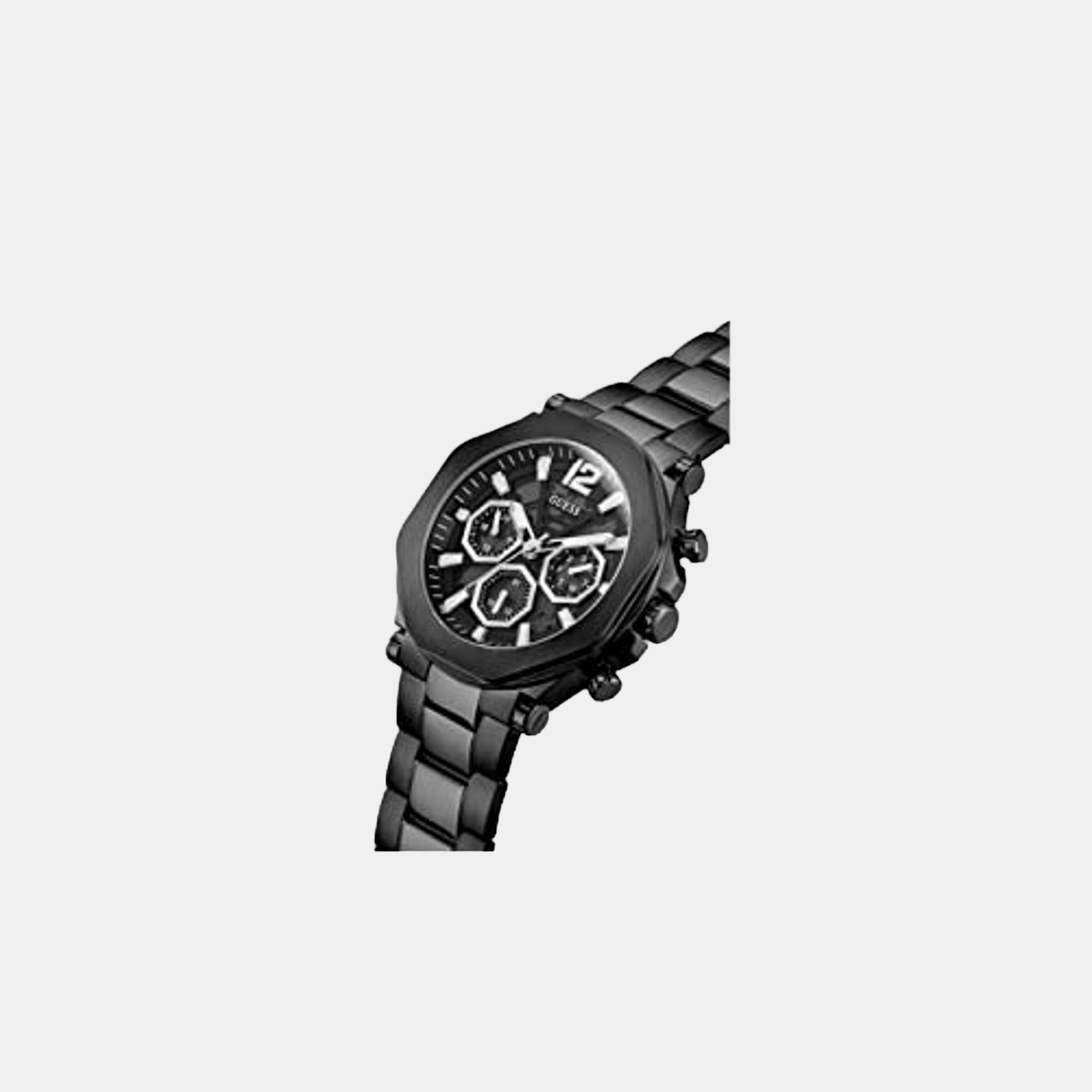 Guess Edge Men Quartz Black Dial Chronograph Stainless Steel Watch GW0539G3 - view 3