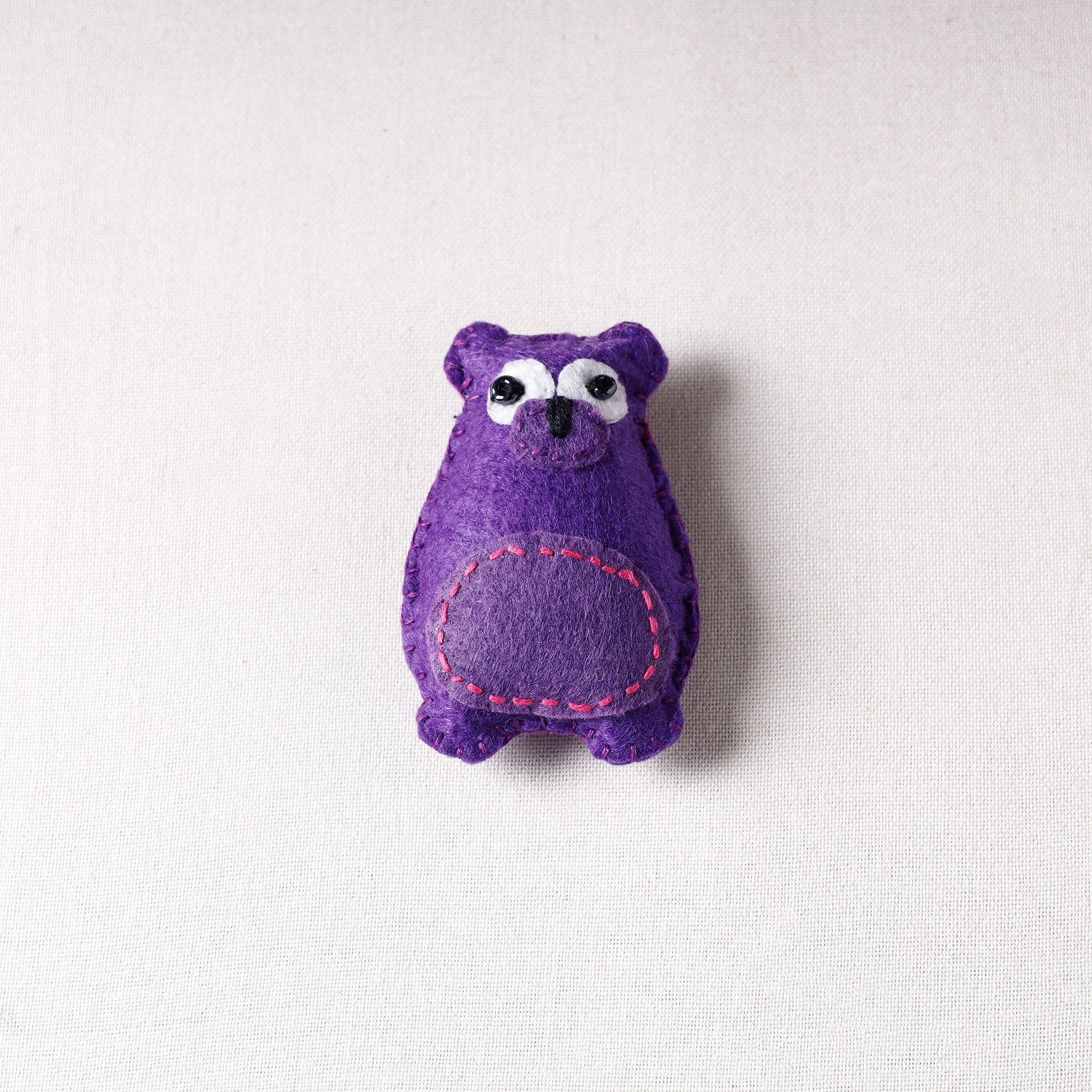 WITH LOVE BY KANIKA Bear- Handmade Felt Magnet