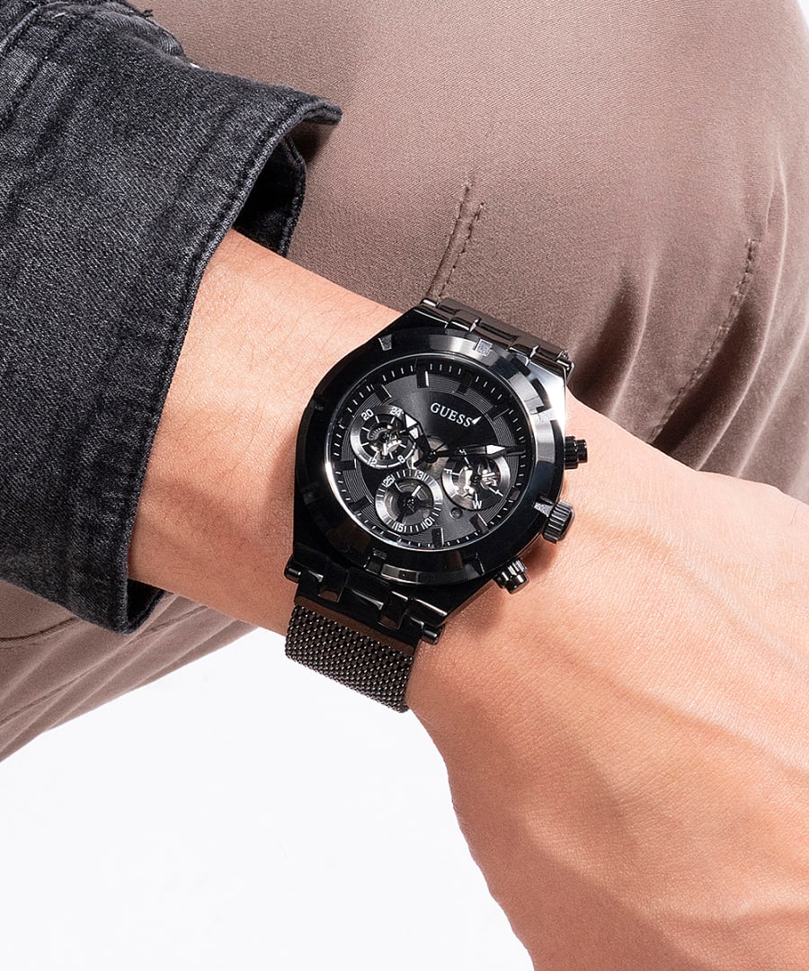 Guess Continental Black Dial Men 42.5mm - view 2