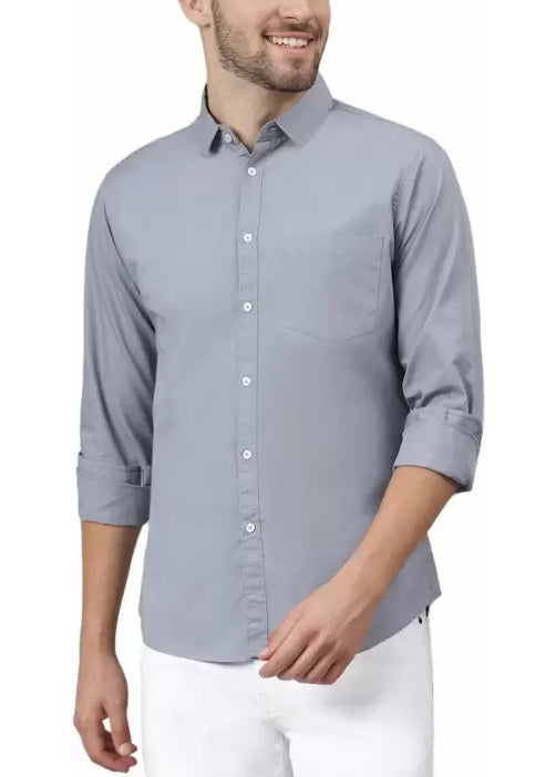BlackTree Combo of 2 Cotton Shirt for Man ( Grey and Lemon) - view 2