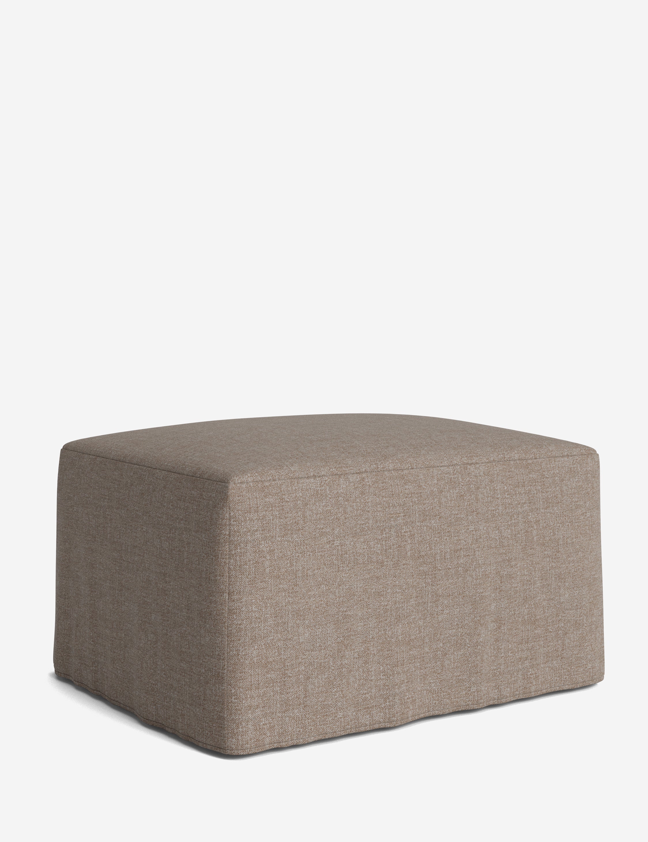 Lulu and Georgia Portola Slipcover Ottoman - view 190