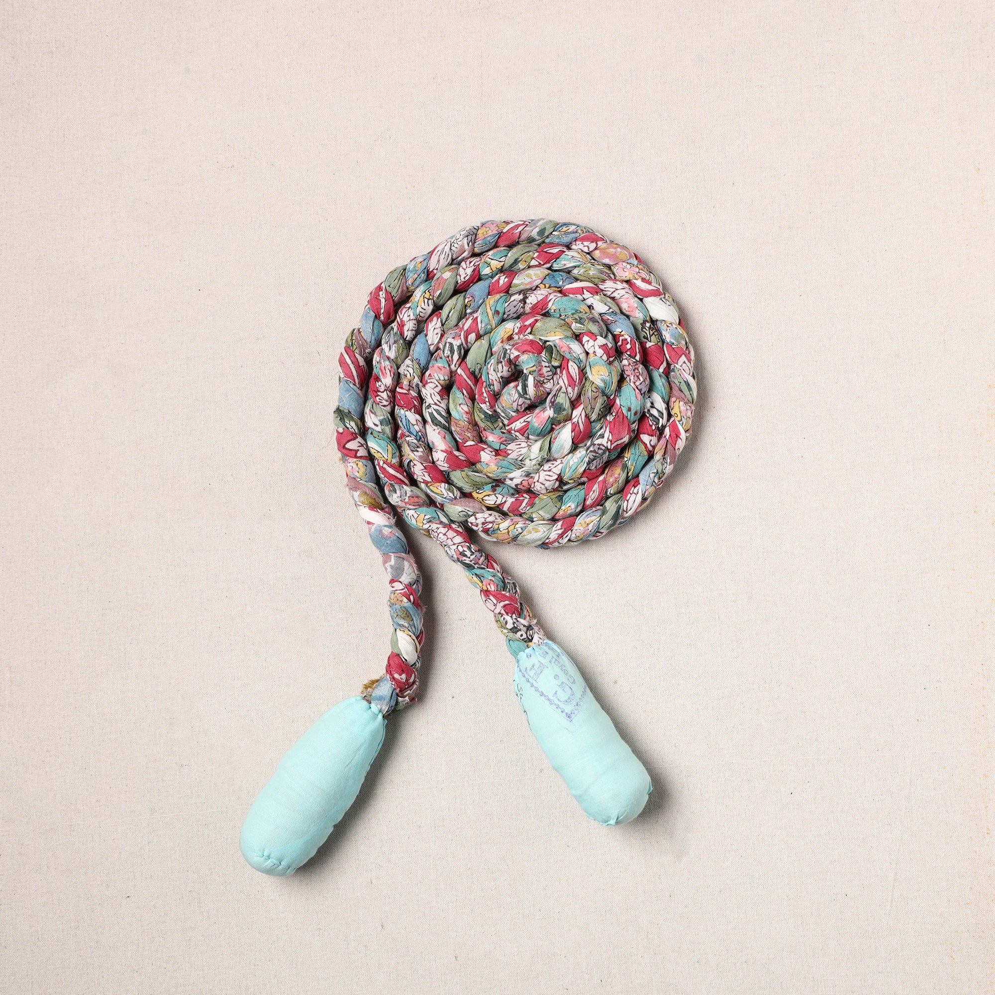 NOORI BAZAR Handmade Upcycled Fabric Skipping Rope 14