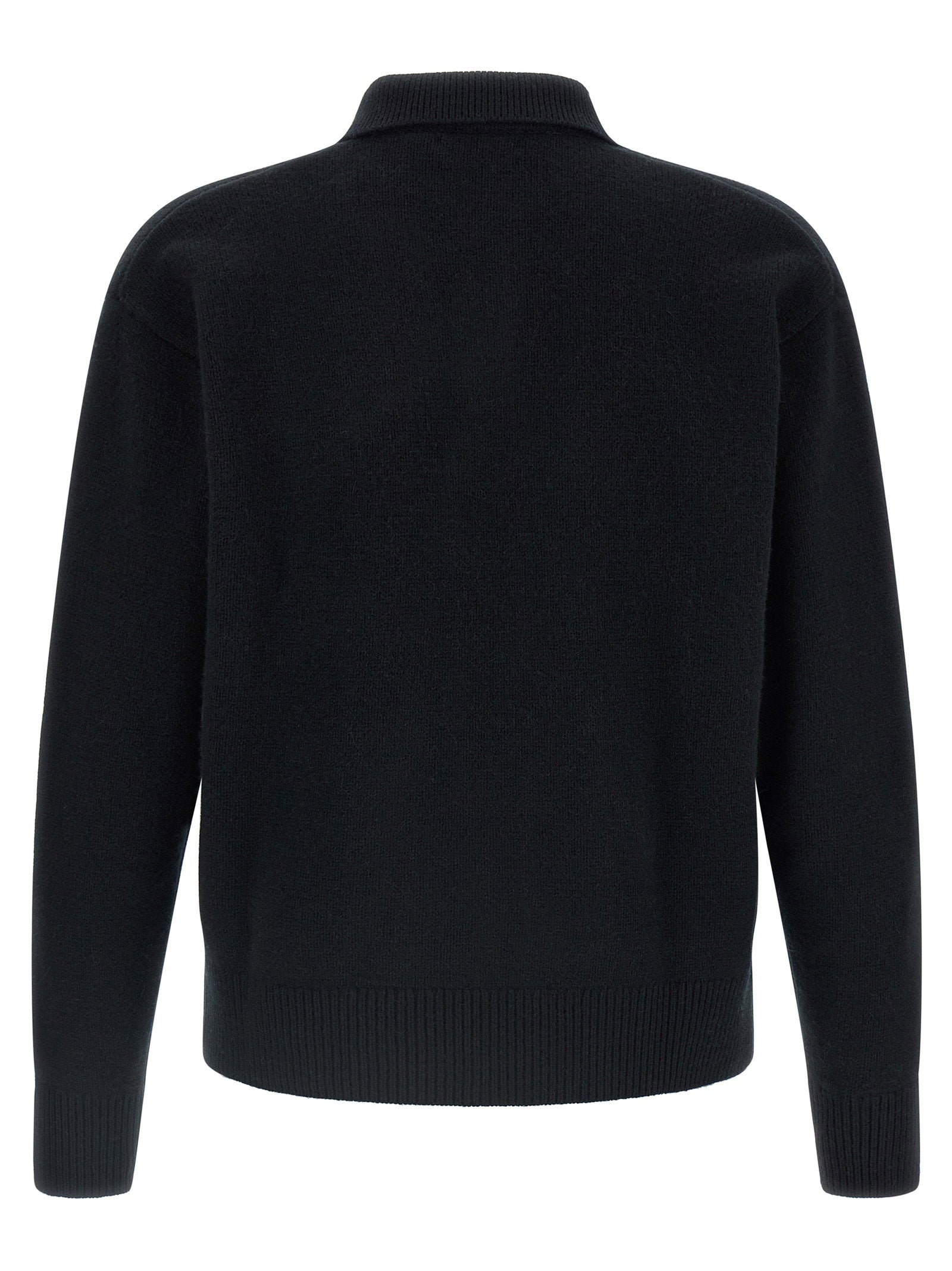 Polo Ralph Lauren Italic Logo Polo Shirt – 90% wool, 10% alpaca - view 2