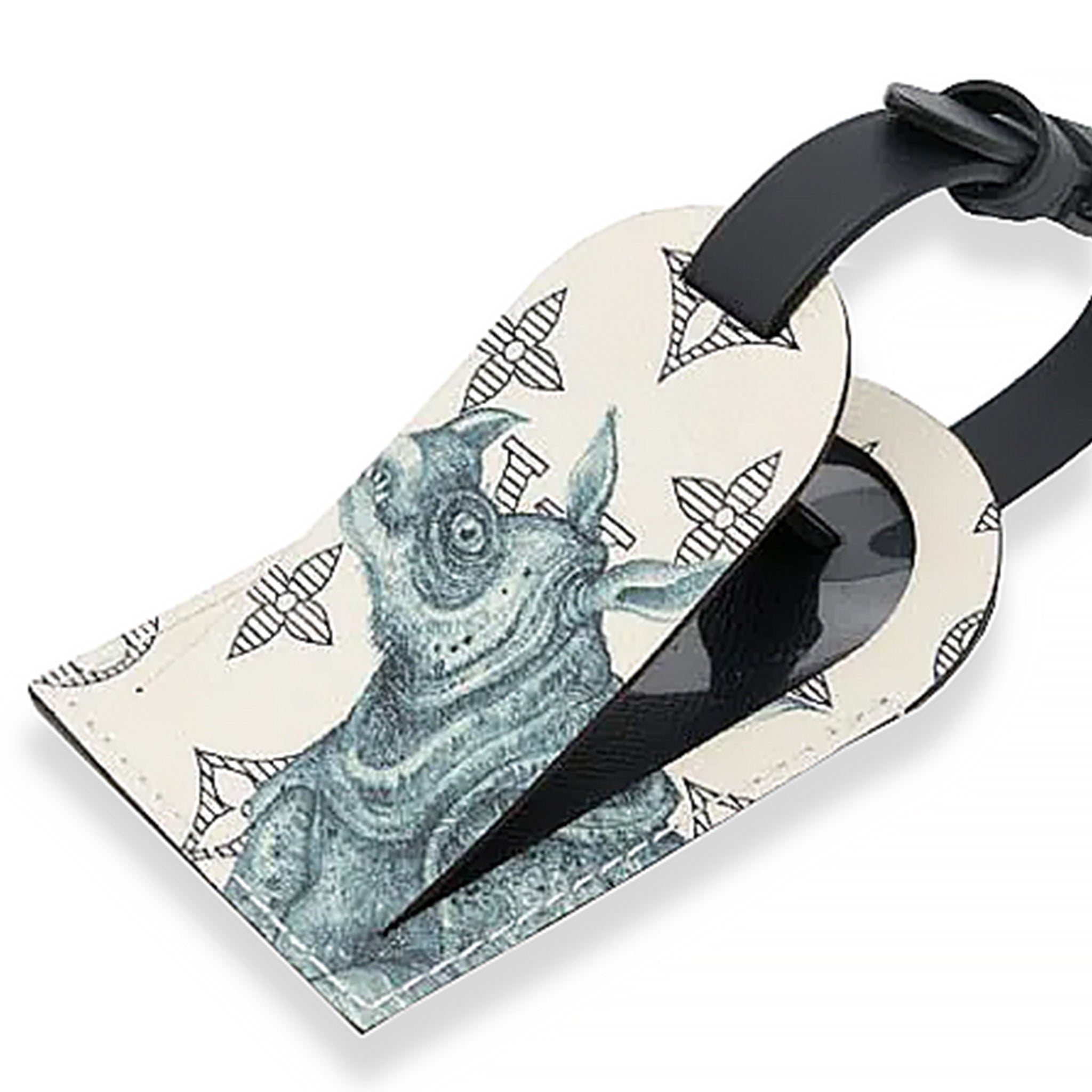 Louis Vuitton Luggage Tag Monogram Savane Chapman Brothers - view 2