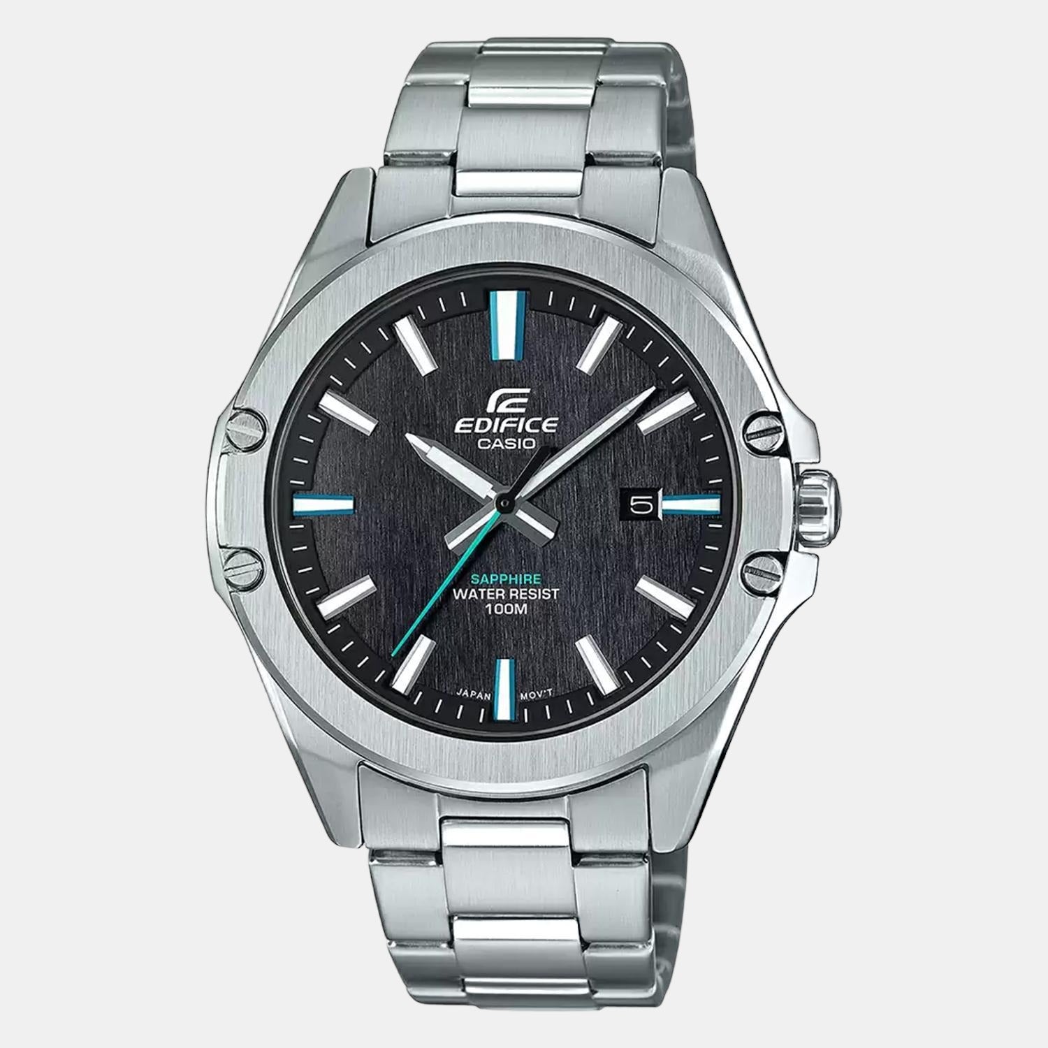 Casio Edifice Men Quartz Black Dial Analog Stainless Steel Watch EX509 - view 2