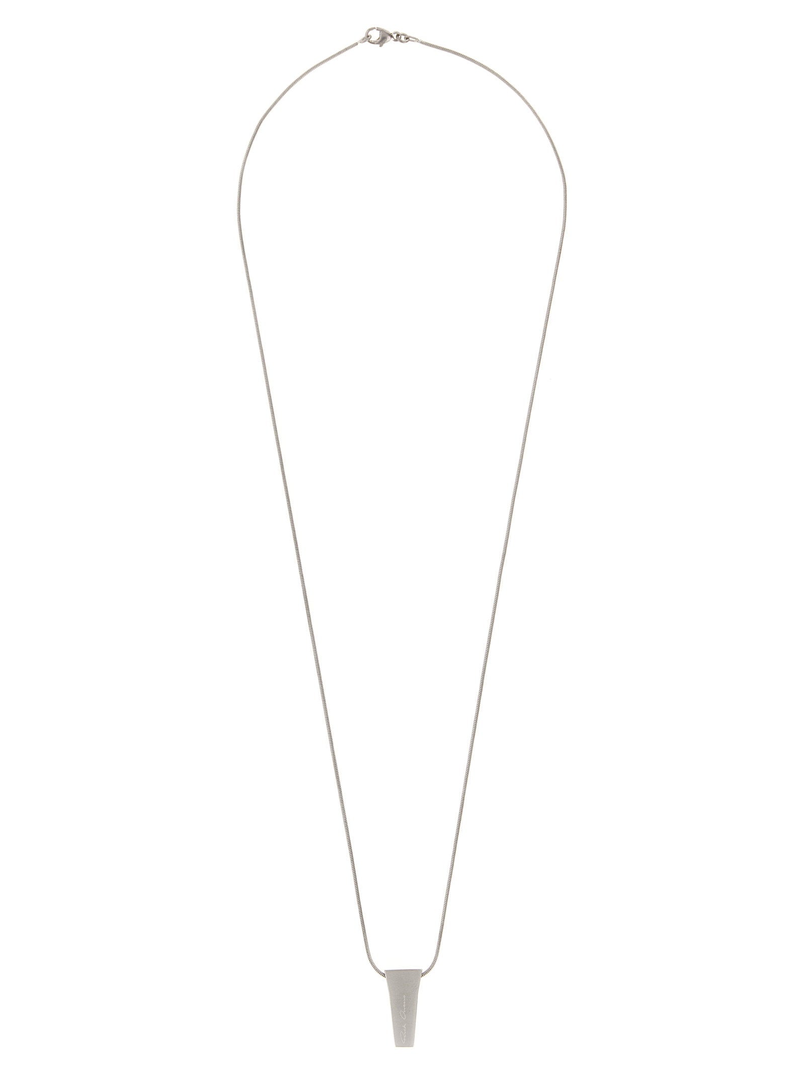 Rick Owens Mini Crystal Trunk Necklace – 100% brass - view 2