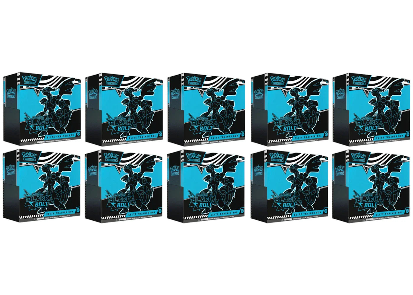 Scarlet violet black – 2025 Pokémon Scarlet & Violet Black Bolt Elite Trainer Box 10x Lot