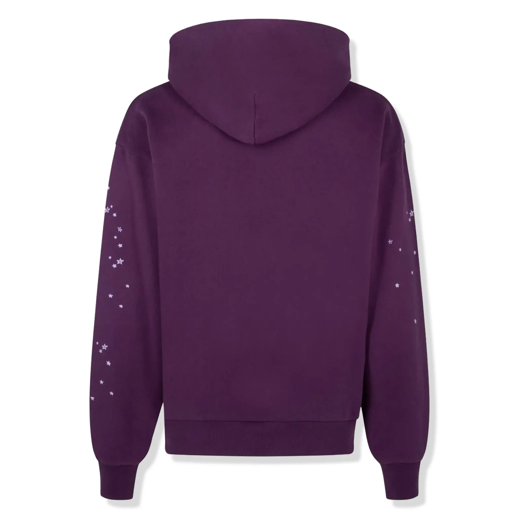 Sp5der Star OG Web V2 Purple Hoodie - view 2