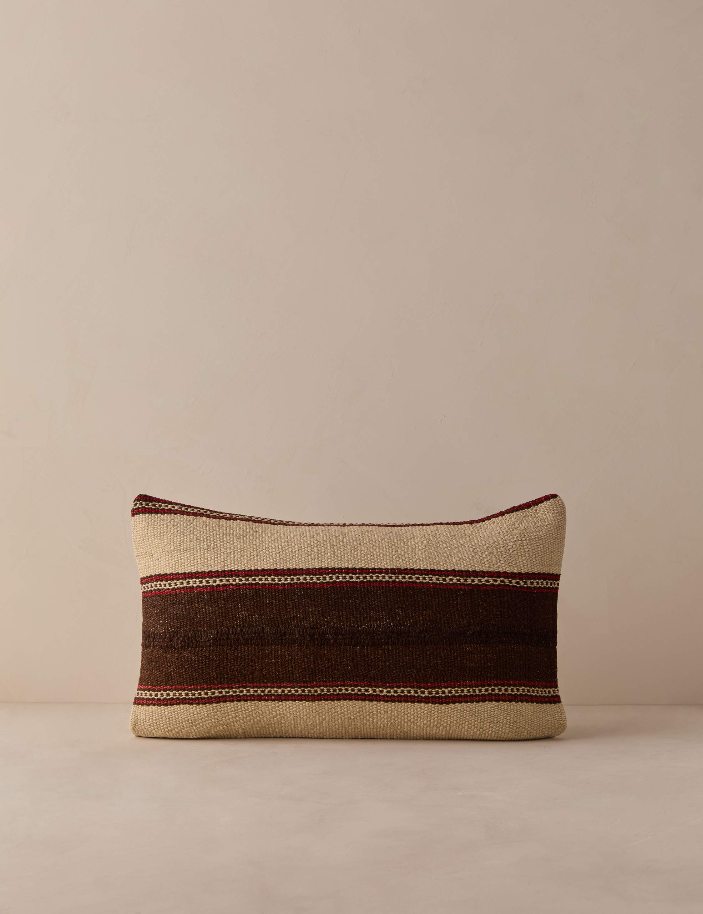 Lulu and Georgia Vintage Lumbar Pillow No. 325, 12" x 20"
