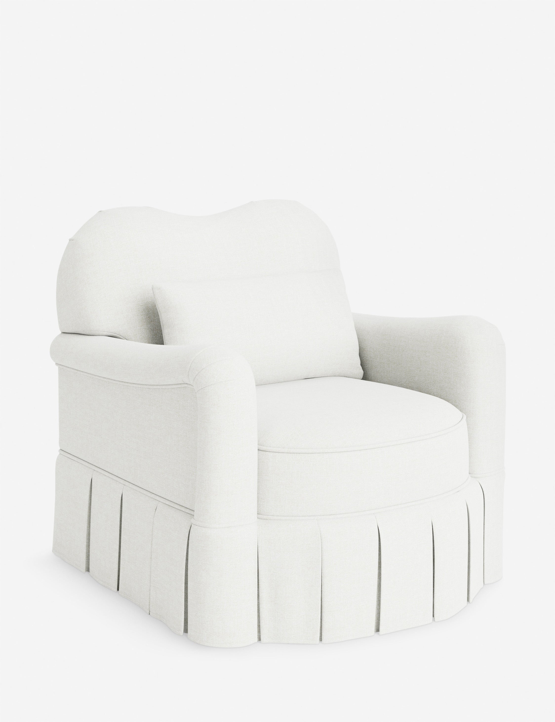 Lulu and Georgia Middleton Skirted Accent Chair by Ginny Macdonald - view 203