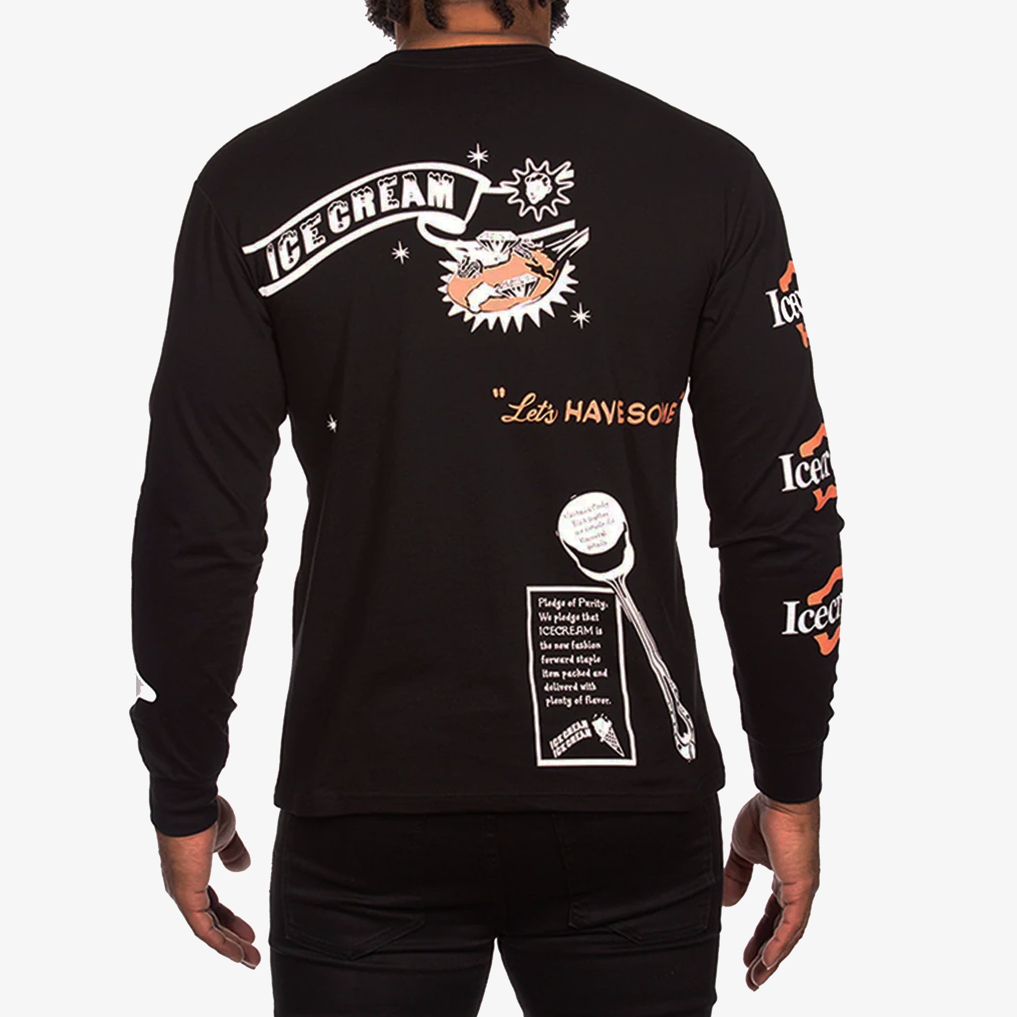 Icecream | STYLE FACTS L/S KNIT { BLACK - view 2