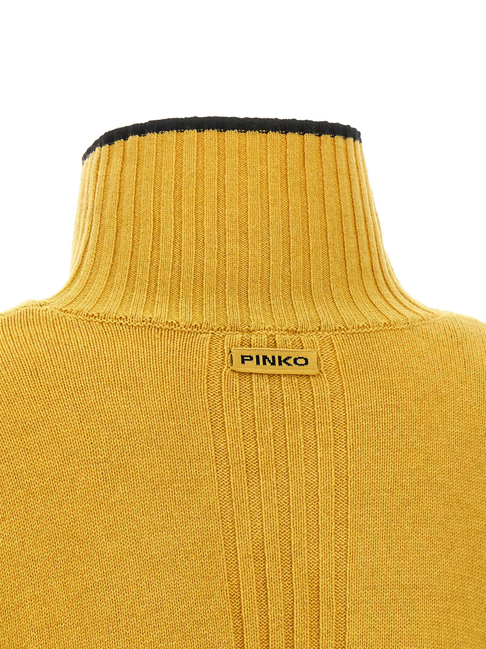 Pinko Turtle-neck Sweater – 90% wool, 10% cashmere - view 4