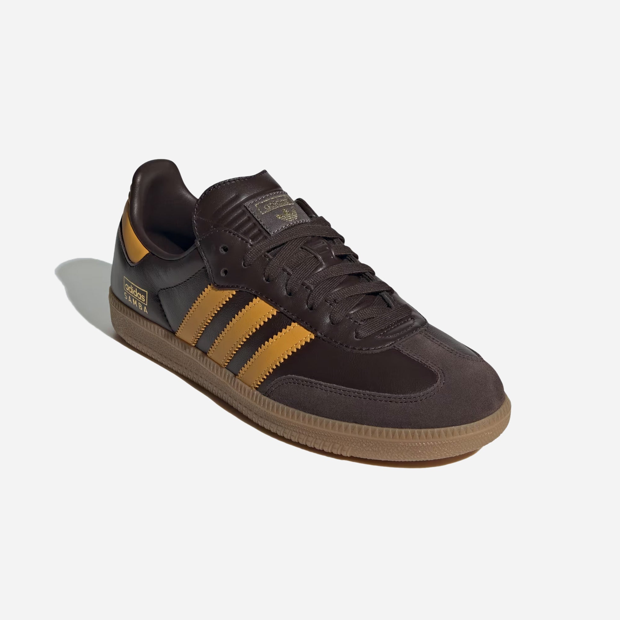 Adidas Samba Crystal Dark Brown Preloved Yellow Gum - view 2