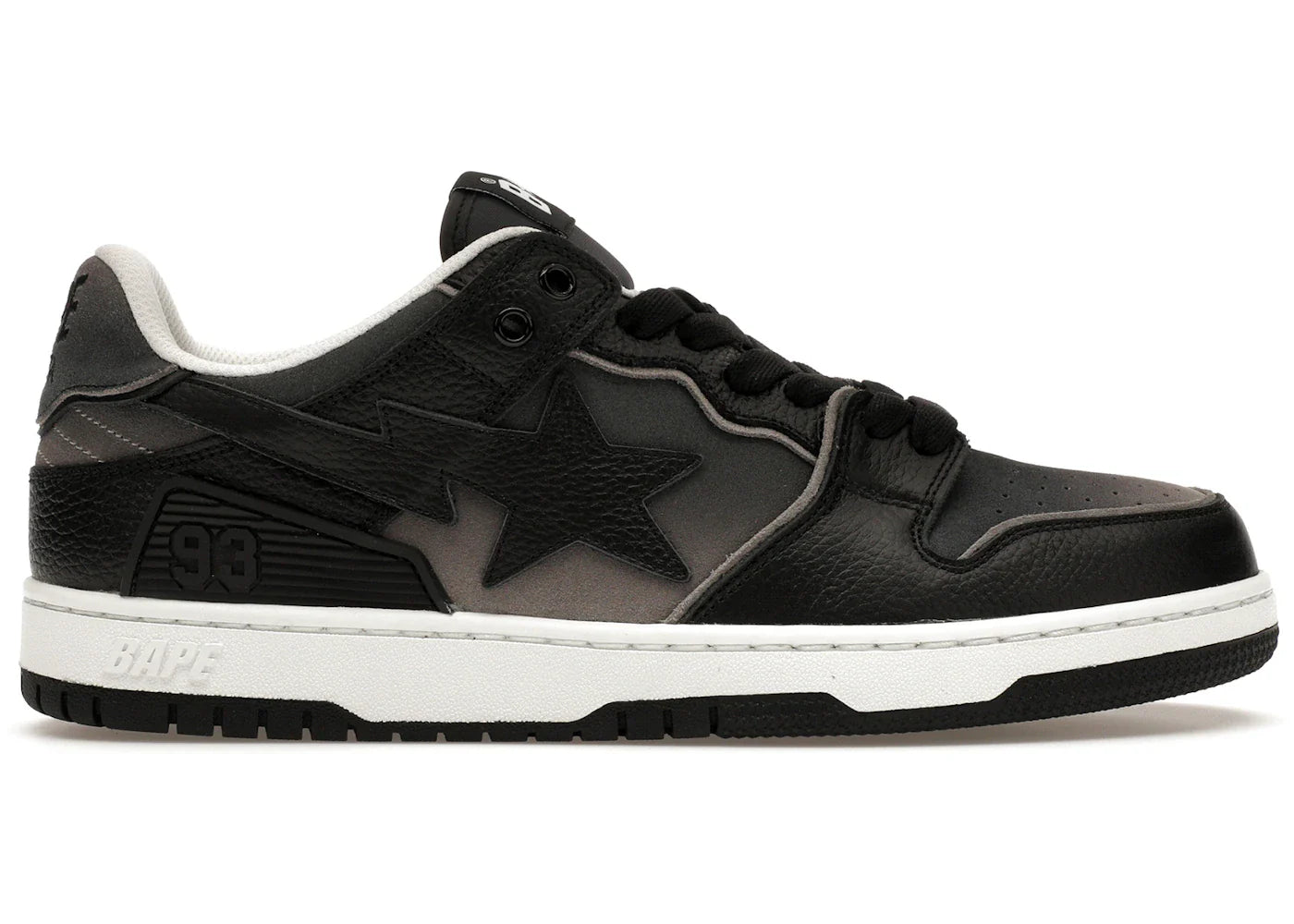 BAPE A Bathing Ape Sk8 Sta #4 Black