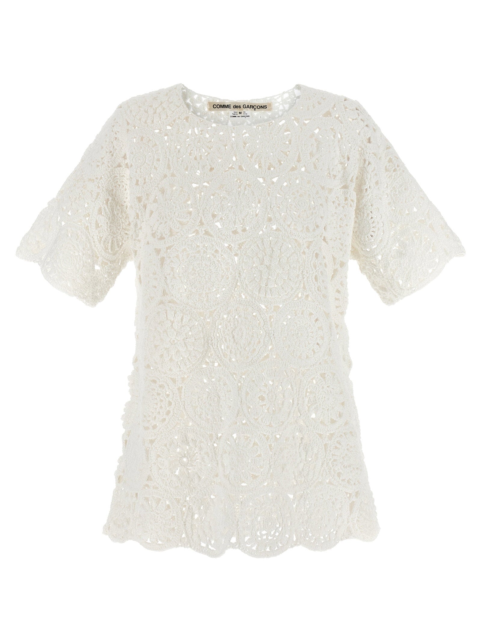 Comme Des Garcons Macramé T-shirt – 100% cotton